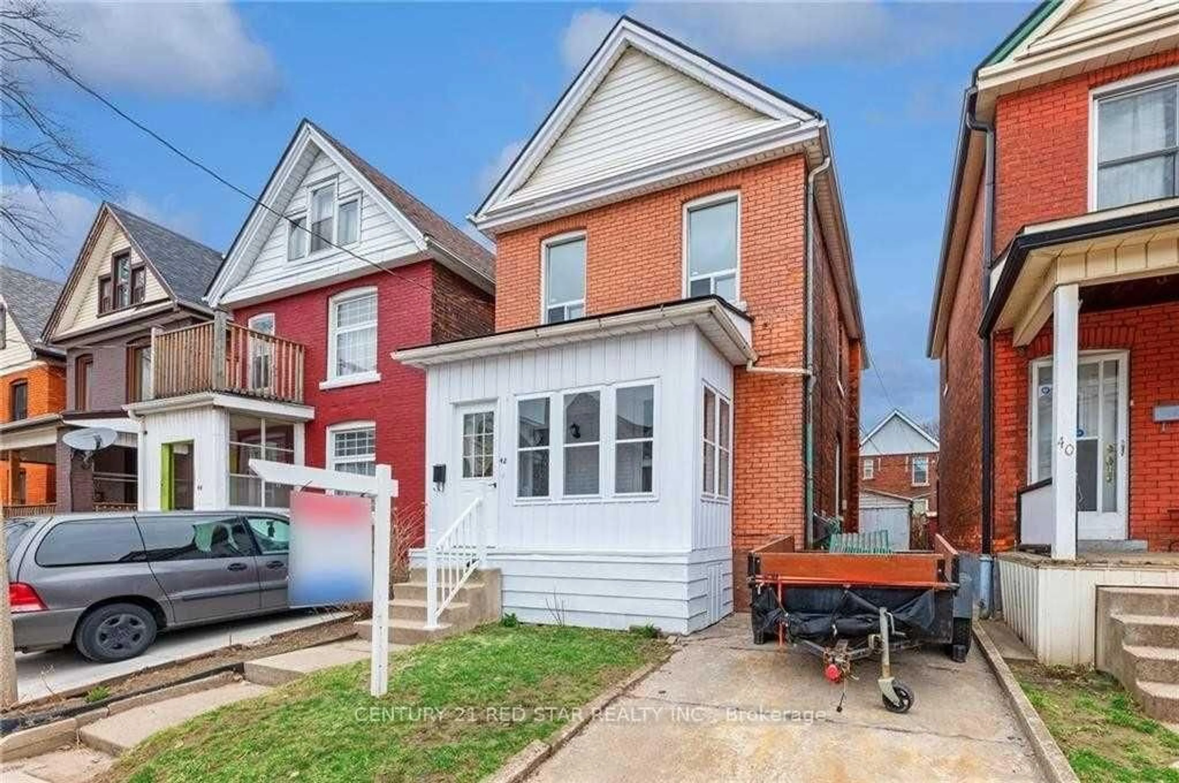 Home with brick exterior material, street for 42 Arthur Ave, Hamilton Ontario L8L 6C5