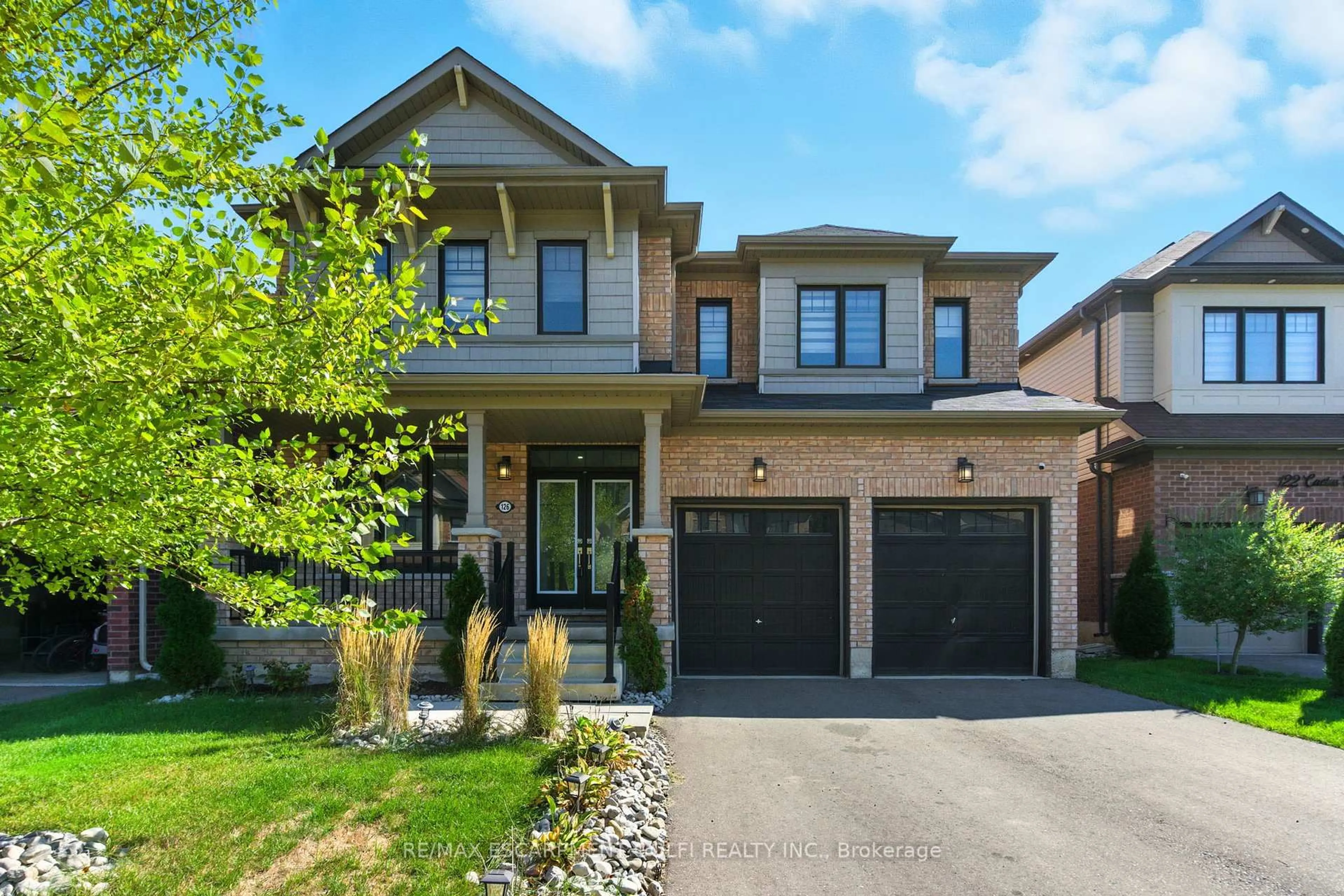 Home with brick exterior material, street for 126 CACTUS Cres, Hamilton Ontario L8J 0M3