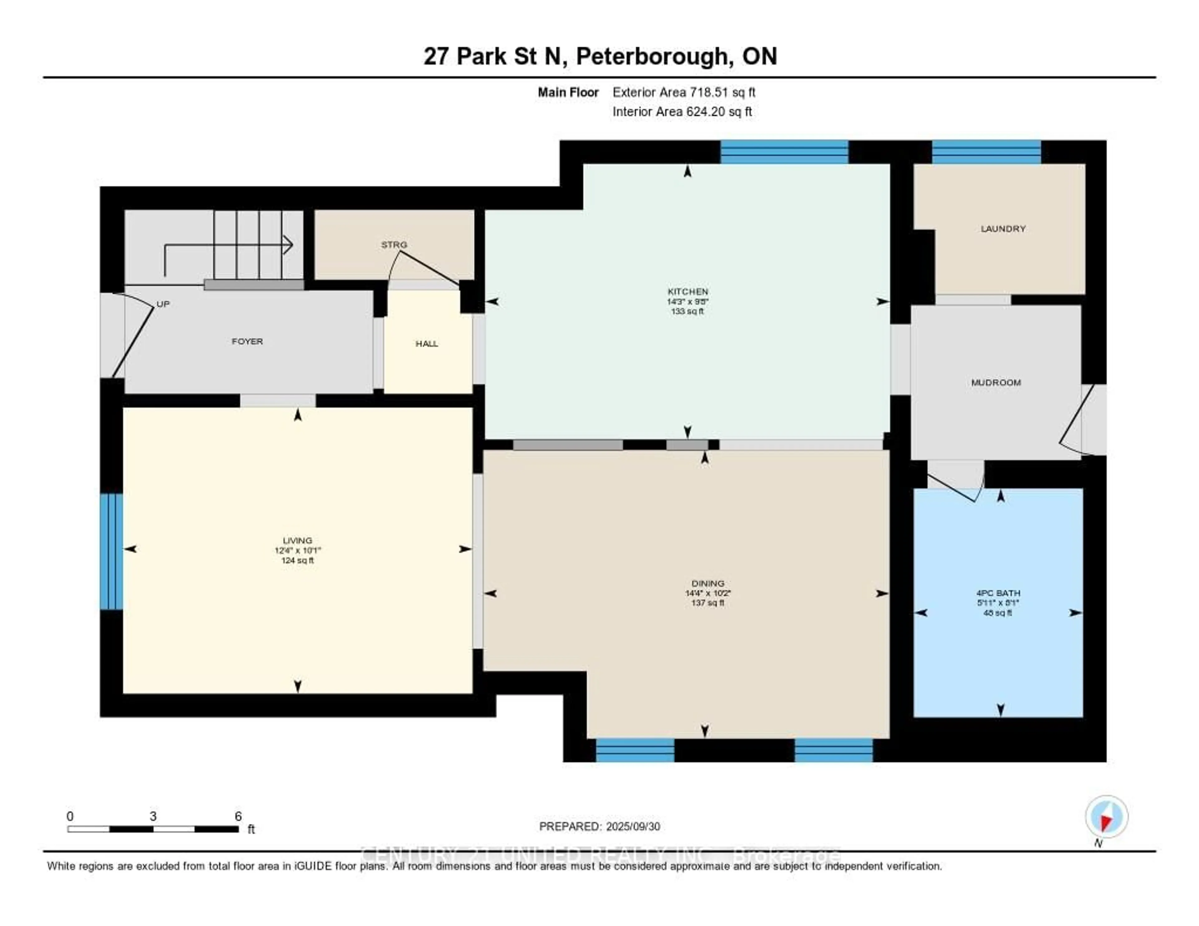 Floor plan for 27 Park St, Peterborough Ontario K9J 3V3