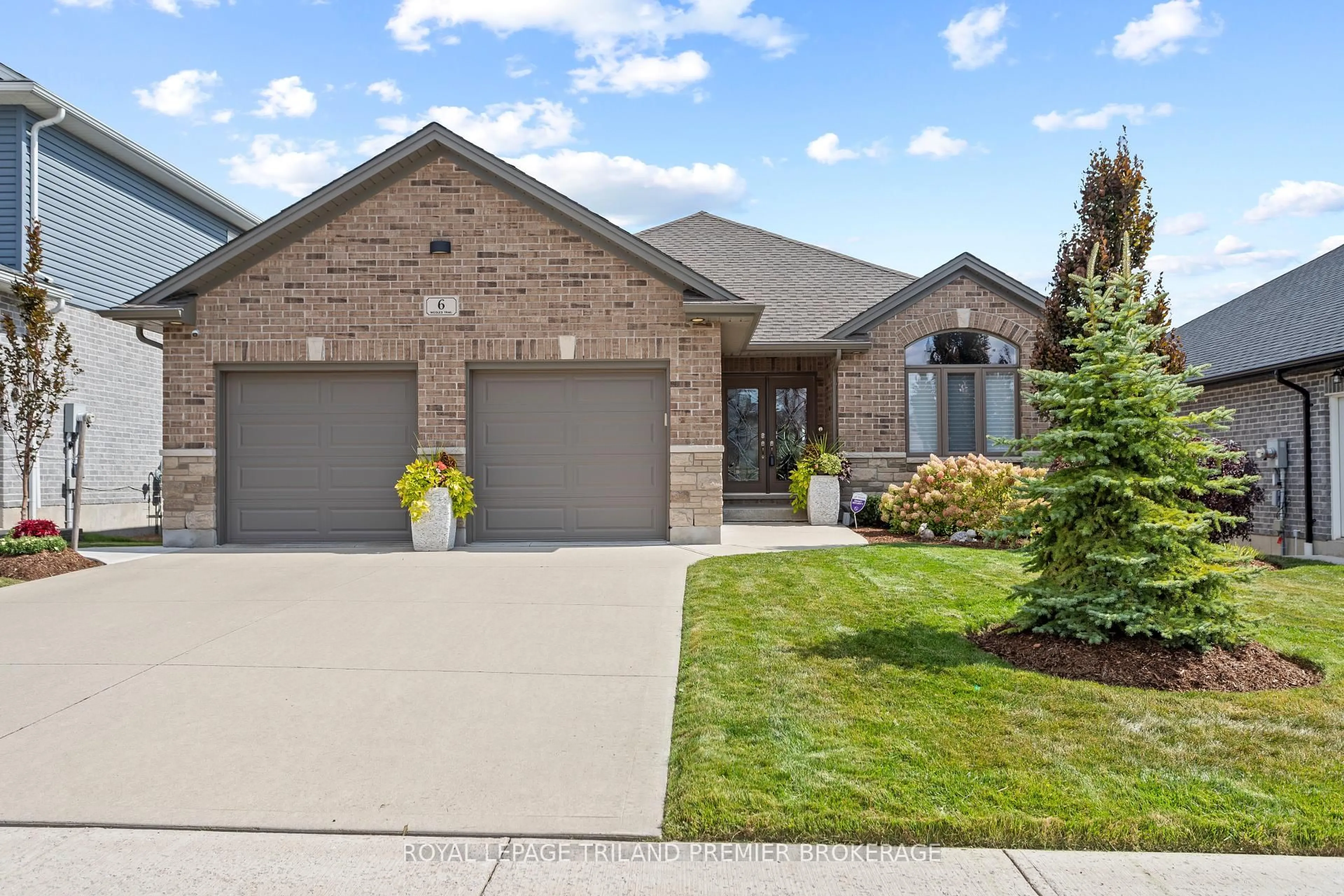 Home with brick exterior material, street for 6 Nicoles Tr, Thames Centre Ontario N0M 2P0
