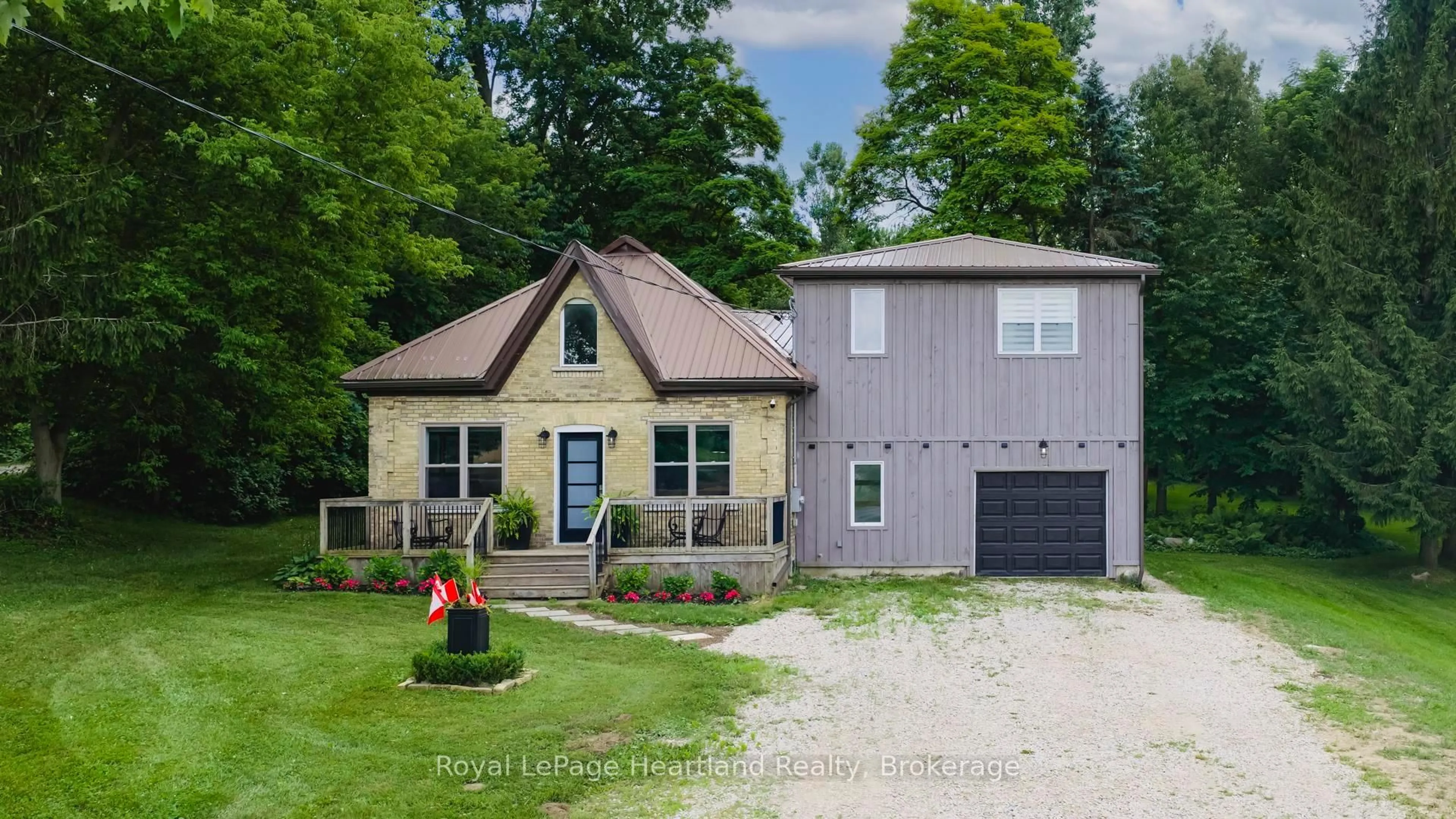 Home with brick exterior material, street for 7013 Perth Line 24, West Perth Ontario N0K 1Y0