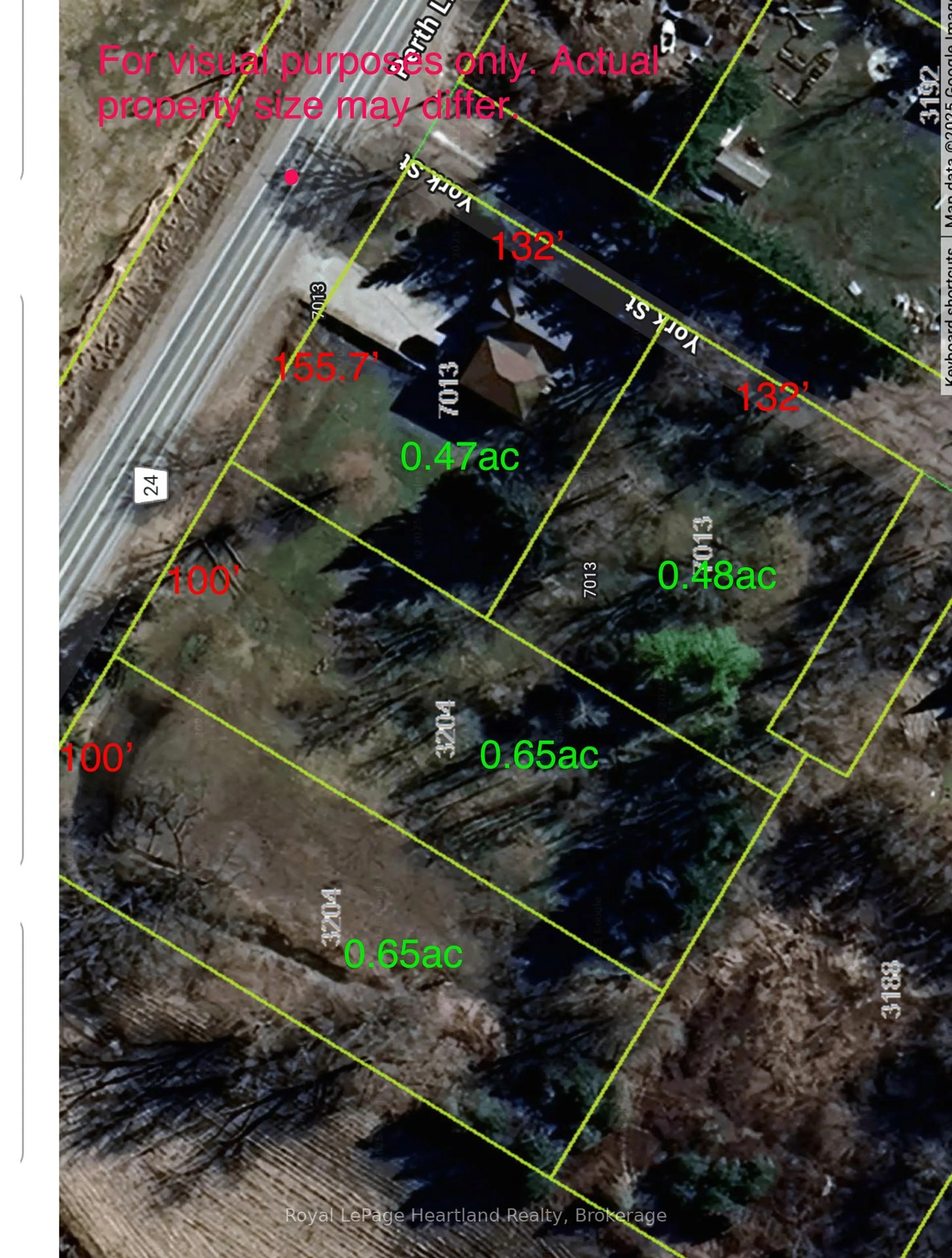 A pic from outside/outdoor area/front of a property/back of a property/a pic from drone, street for 7013 Perth Line 24, West Perth Ontario N0K 1Y0