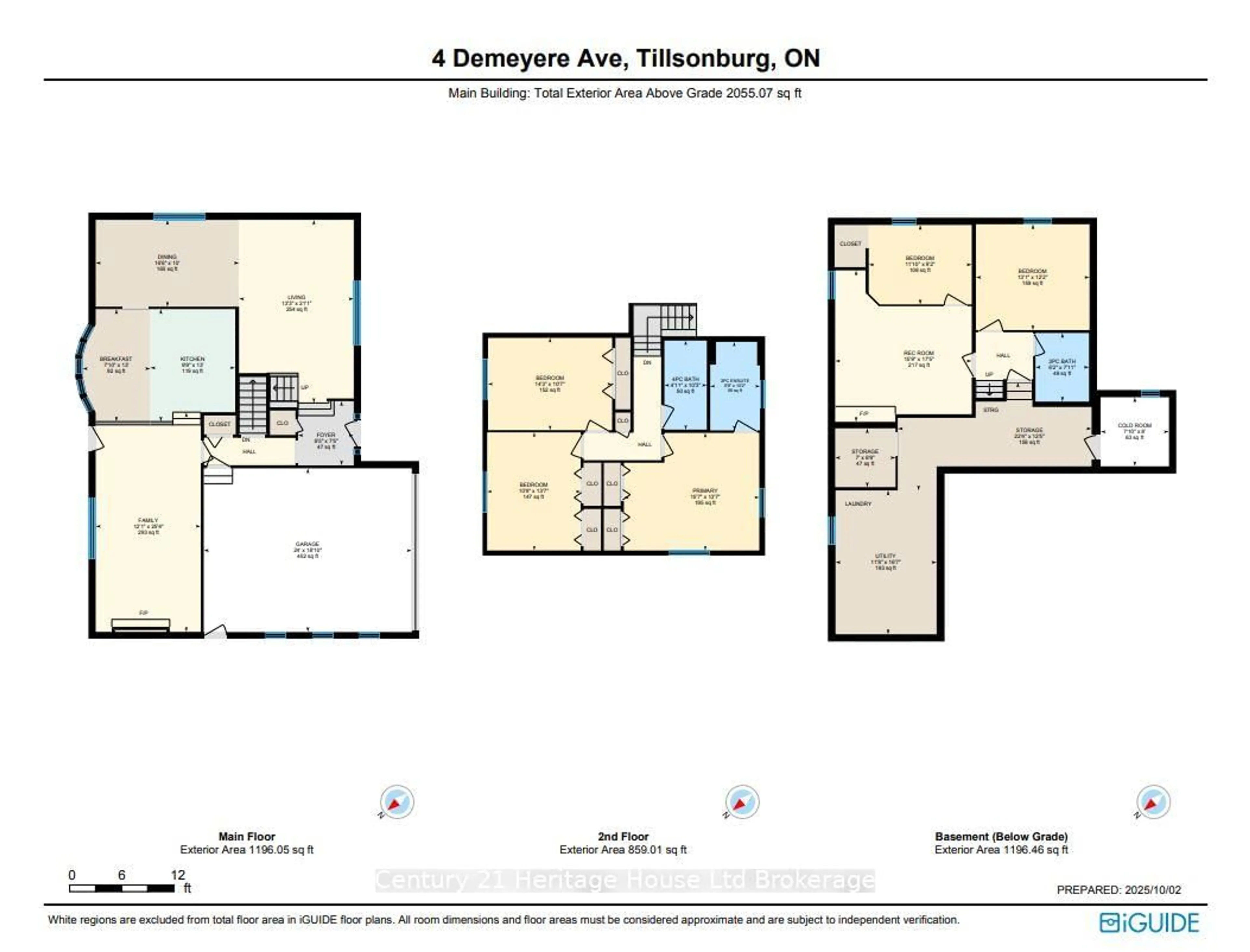 Floor plan for 4 Demeyere Ave, Tillsonburg Ontario N4G 4V5