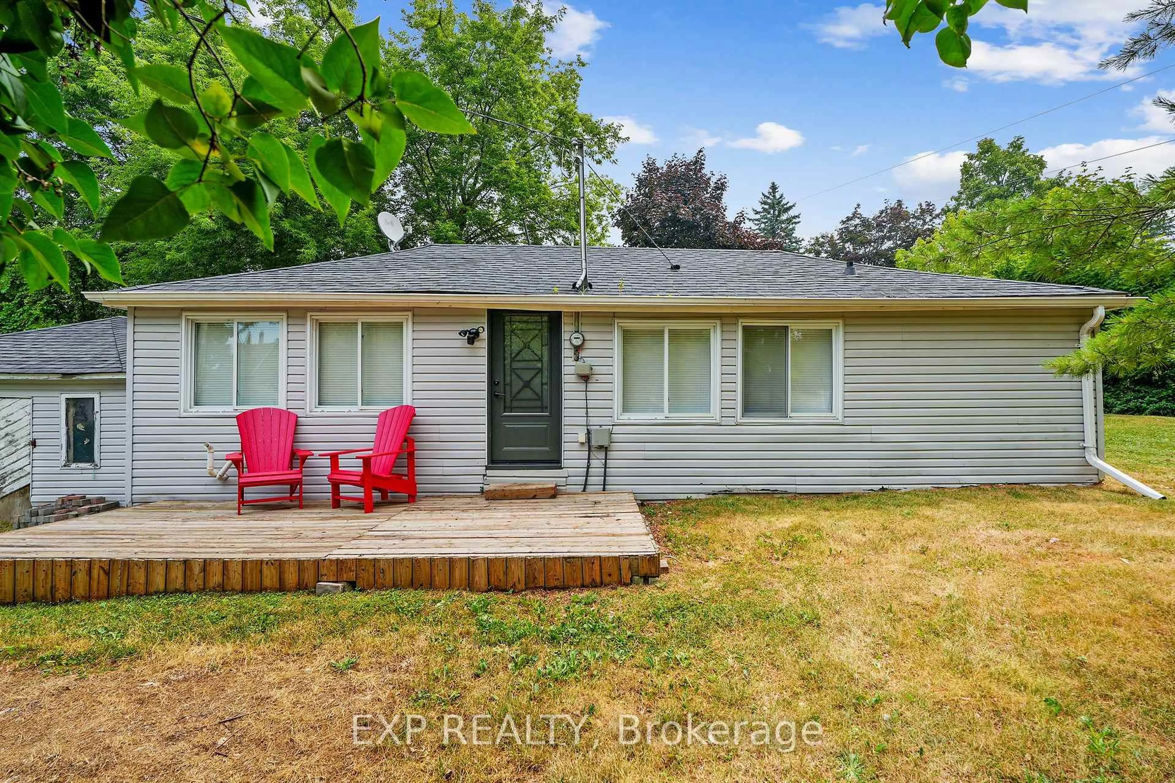 Home with vinyl exterior material, street for 5421 Lakeshore Dr, Hamilton Township Ontario K0K 2H0