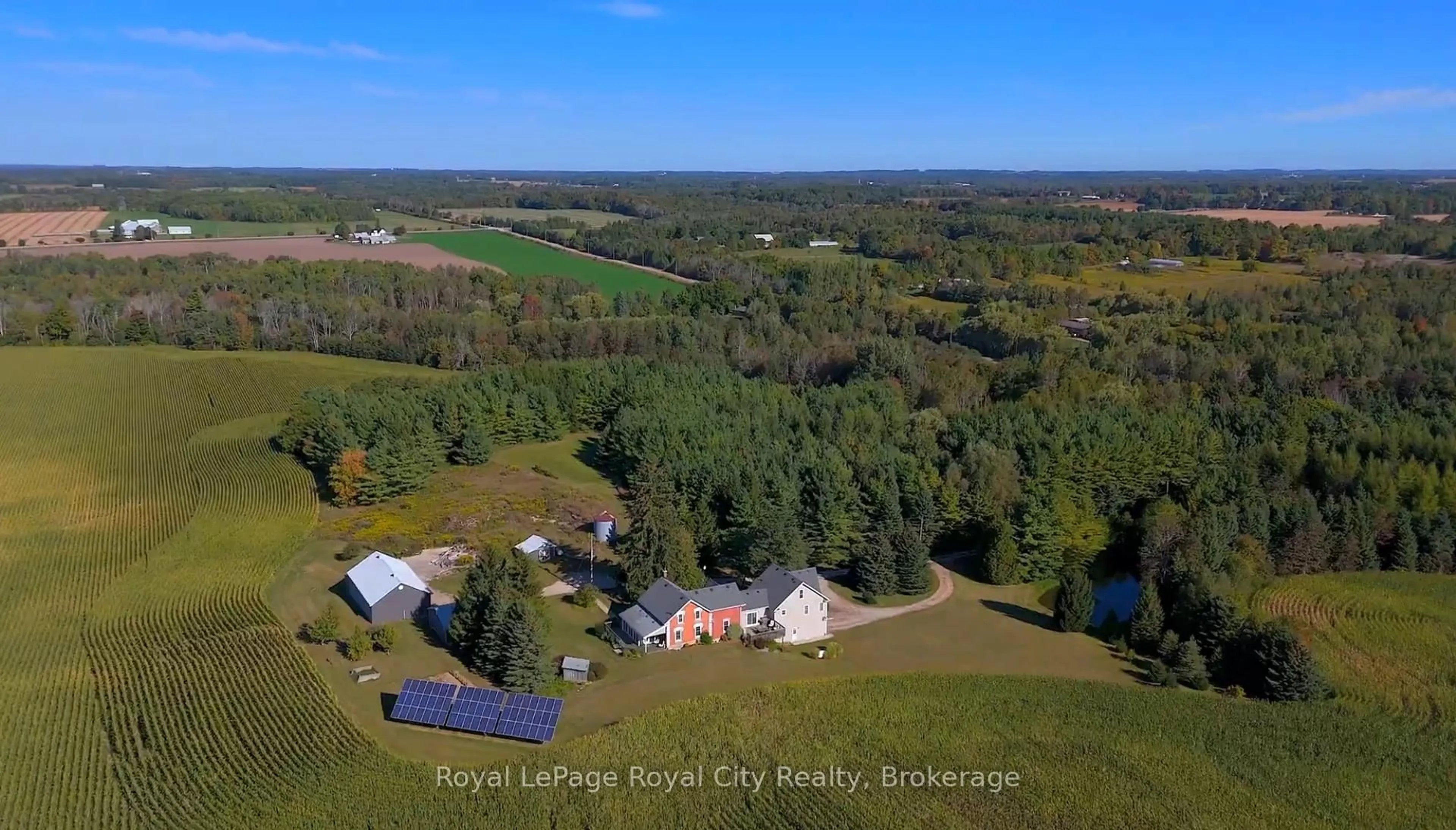 A pic from outside/outdoor area/front of a property/back of a property/a pic from drone, unknown for 5830 4th Line, Guelph/Eramosa Ontario N0B 2K0