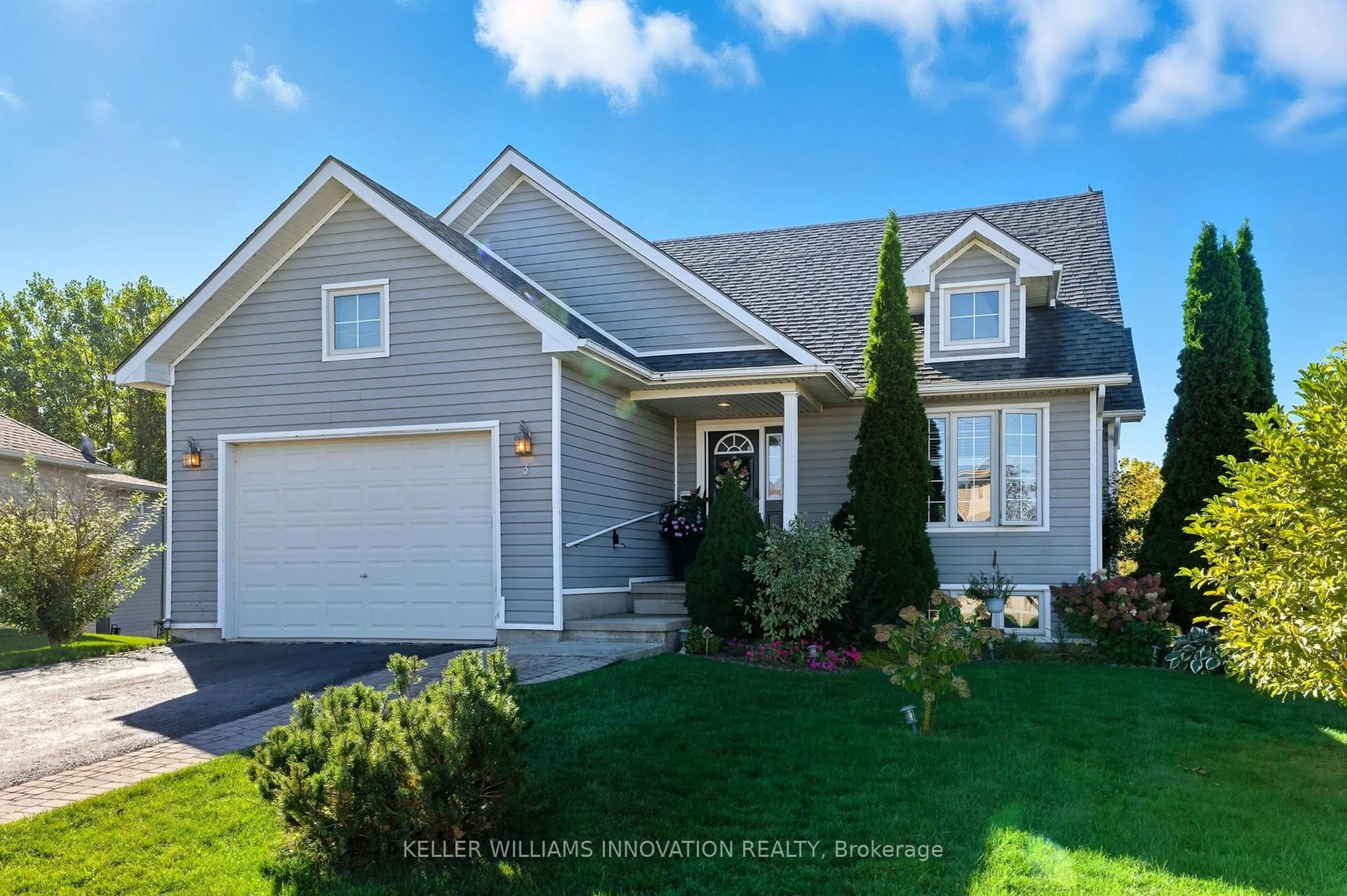 Home with vinyl exterior material, street for 3 Barnett St, North Perth Ontario N4W 3V9