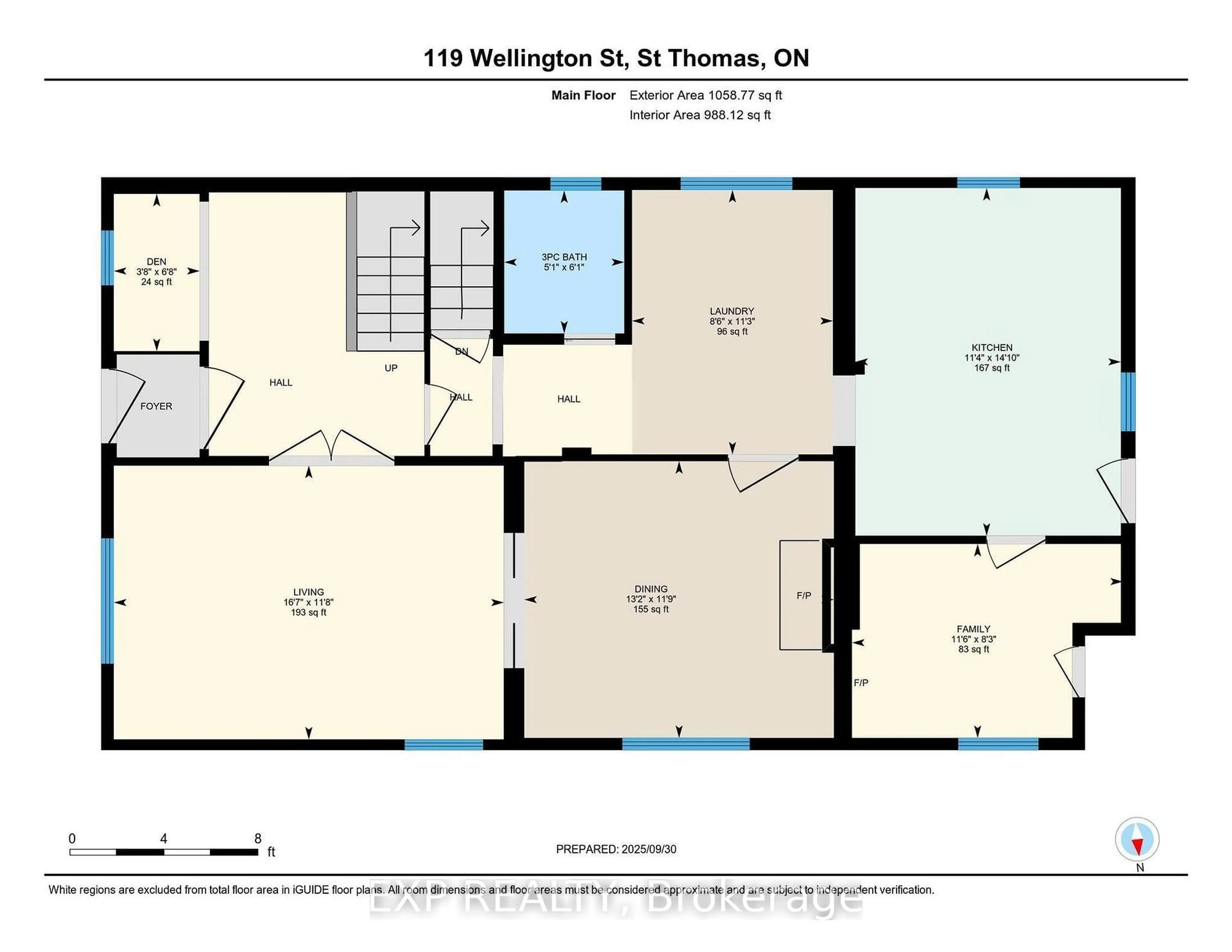 Floor plan for 119 Wellington St, St. Thomas Ontario N5R 2R3