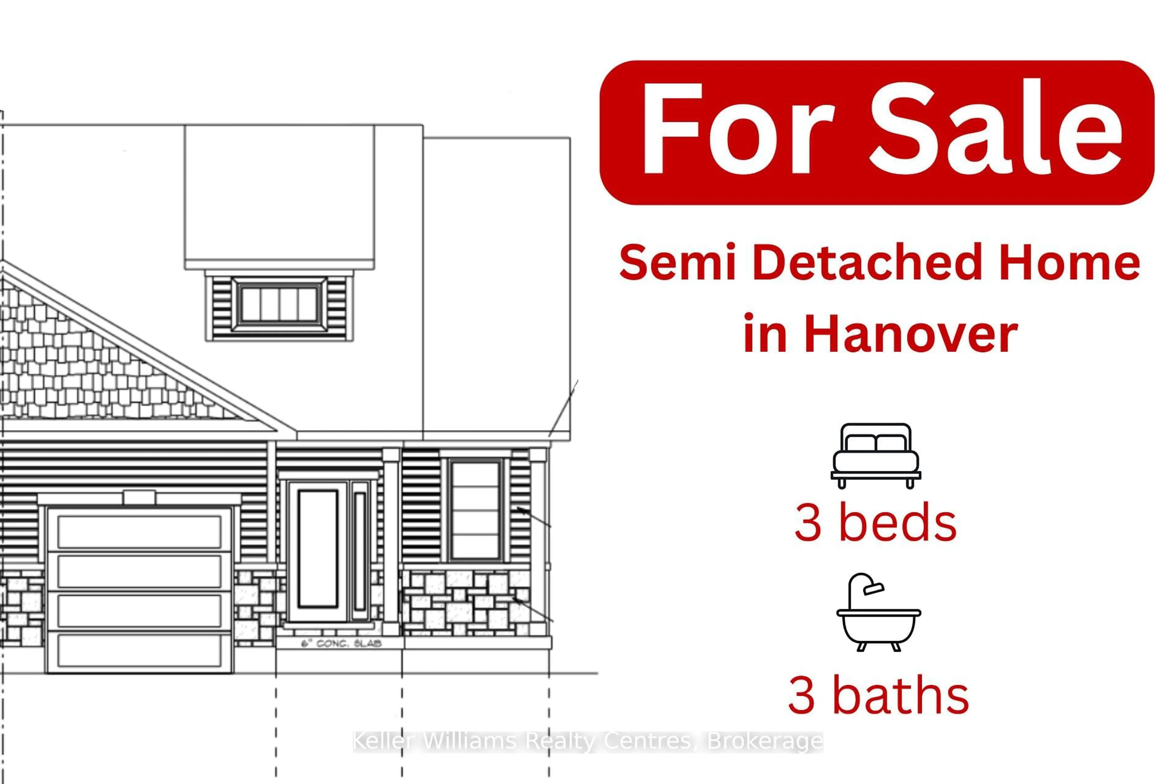 Home with brick exterior material, street for 844 22nd Avenue A, Hanover Ontario N4N 0C6