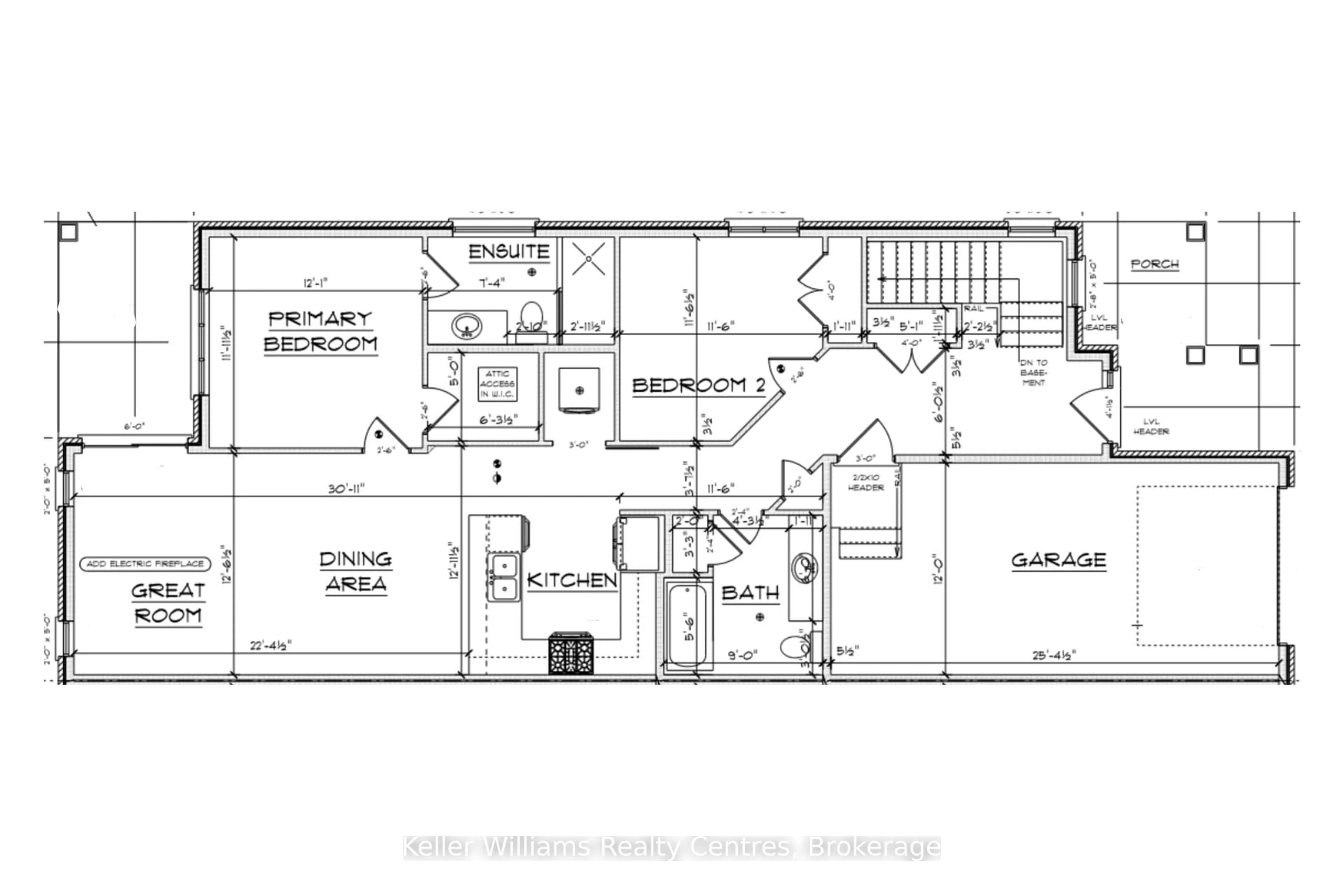 Floor plan for 844 22nd Avenue A, Hanover Ontario N4N 0C6