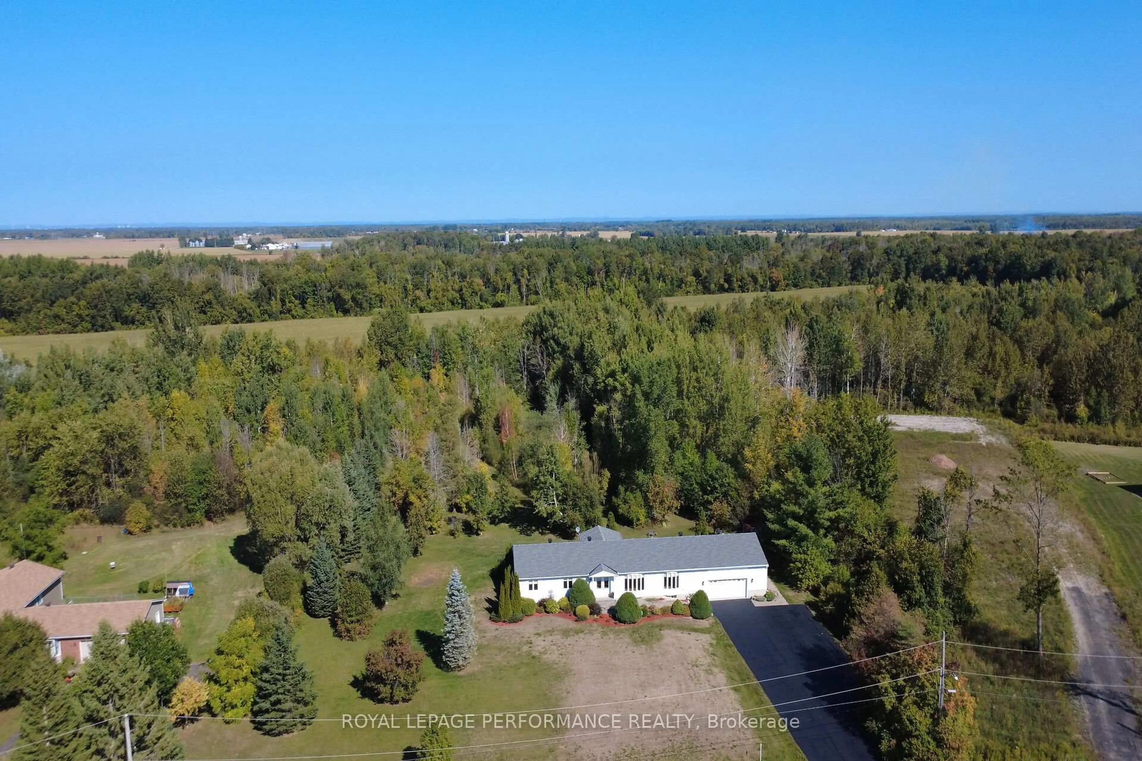 A pic from outside/outdoor area/front of a property/back of a property/a pic from drone, forest/trees view for 8329 Rodney Farm Dr, Metcalfe Ontario K0A 2P0