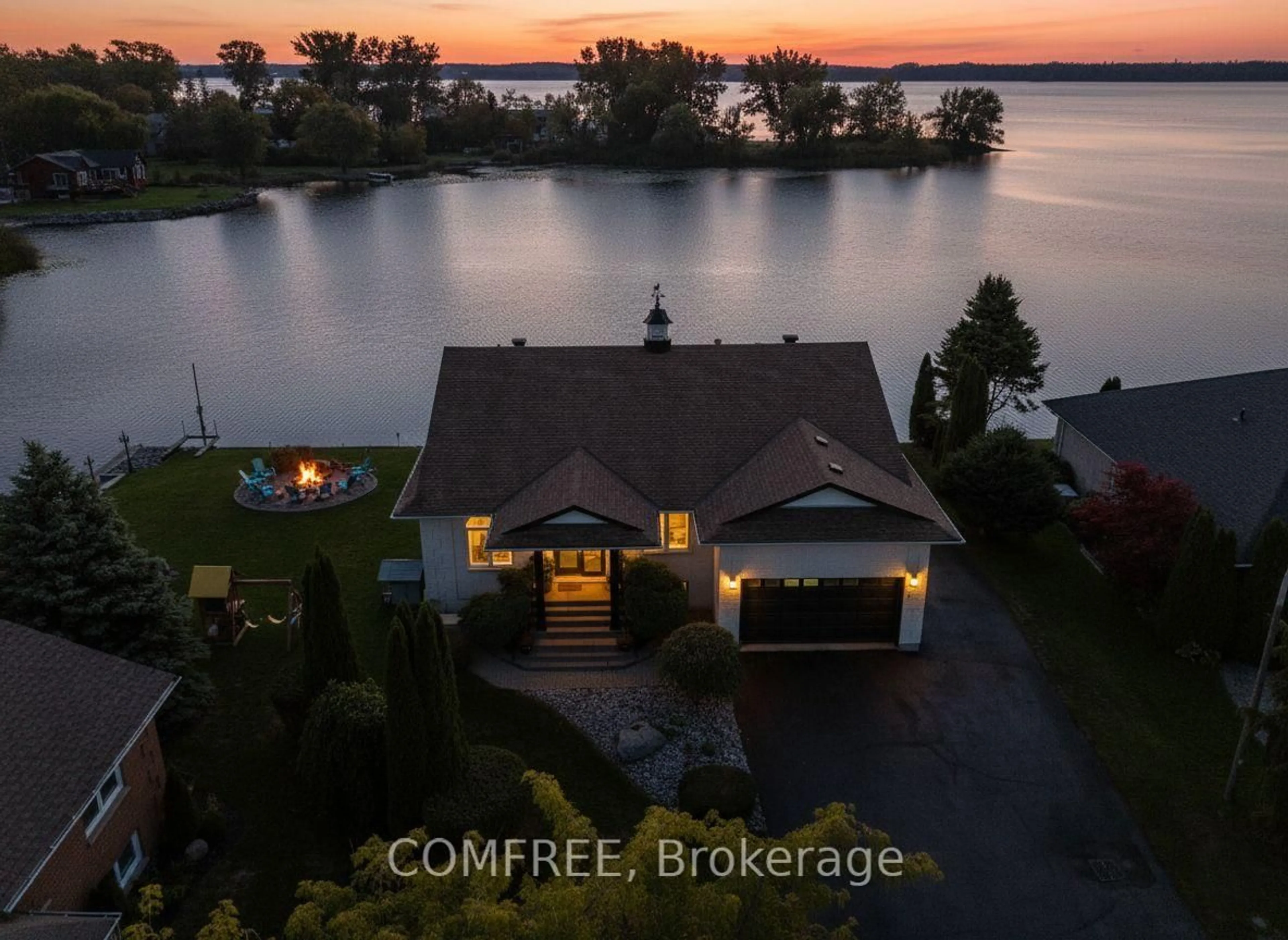 A pic from outside/outdoor area/front of a property/back of a property/a pic from drone, water/lake/river/ocean view for 7 Rogers Rd, Brighton Ontario K0K 1H0