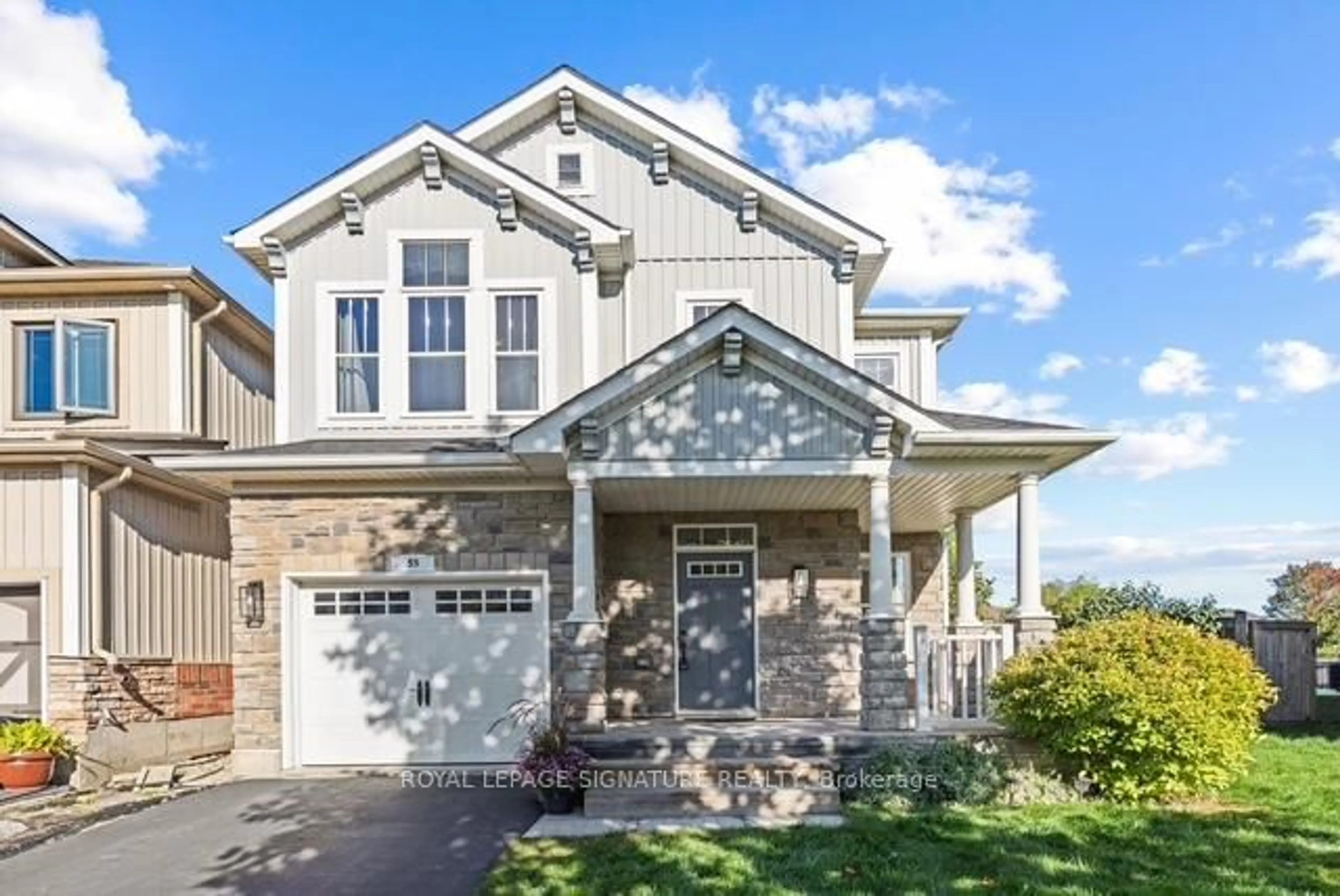 Home with vinyl exterior material, street for 35 Fiddlehead Cres, Hamilton Ontario L8B 0X8