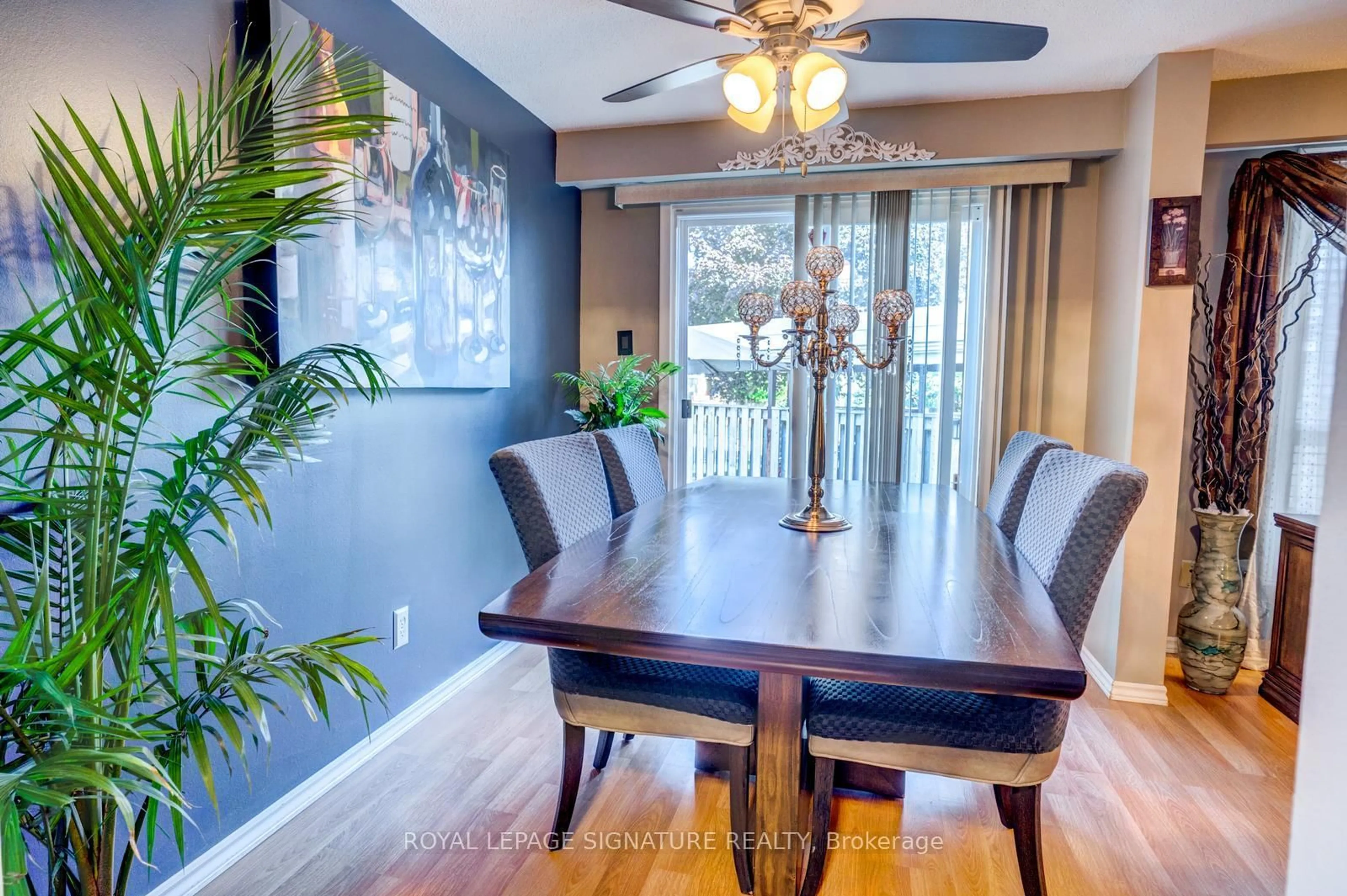 Dining room, wood/laminate floor for 415 Morgan Ave #23, Kitchener Ontario N2A 2V6