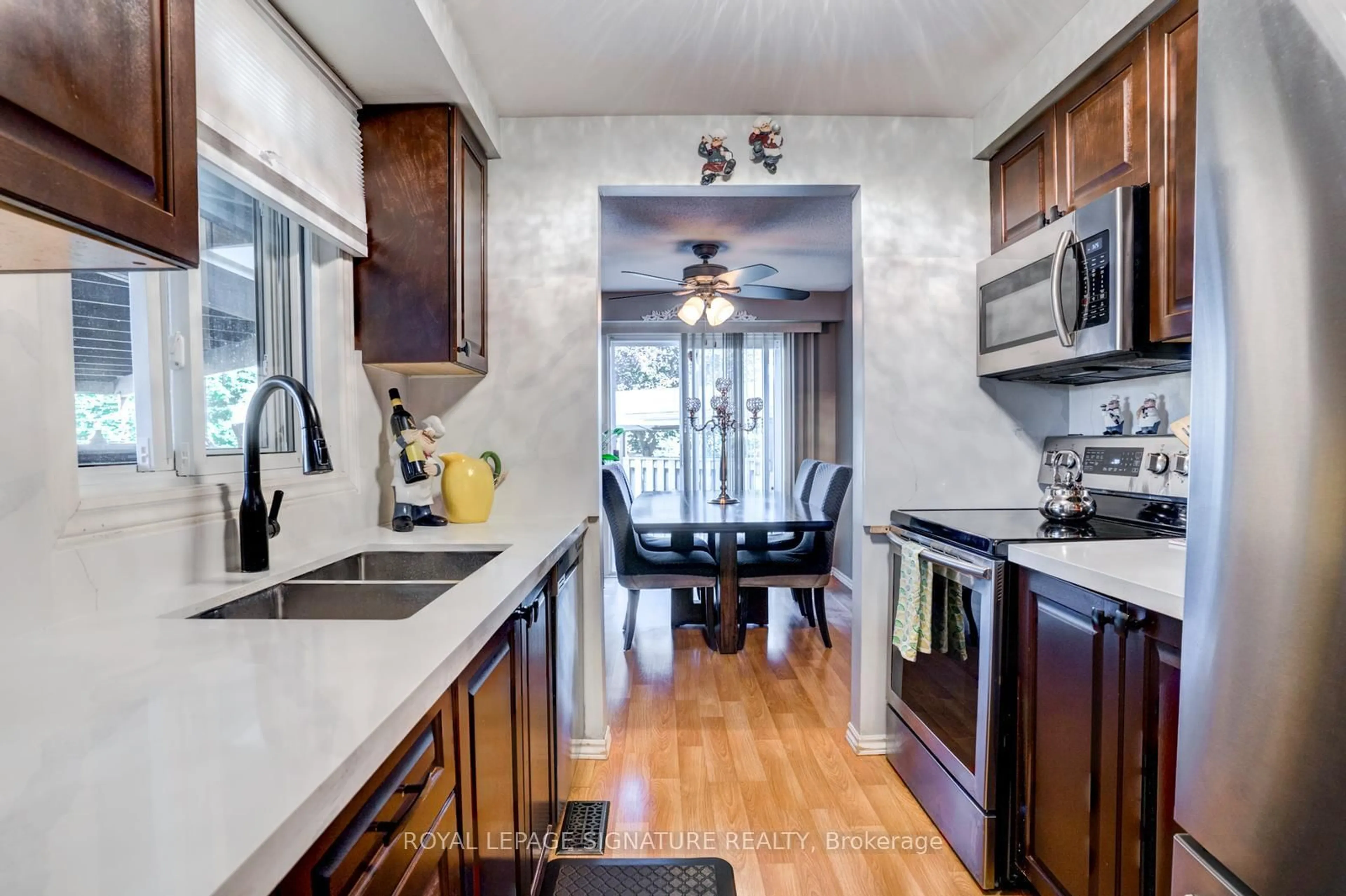 Open concept kitchen, ceramic/tile floor for 415 Morgan Ave #23, Kitchener Ontario N2A 2V6