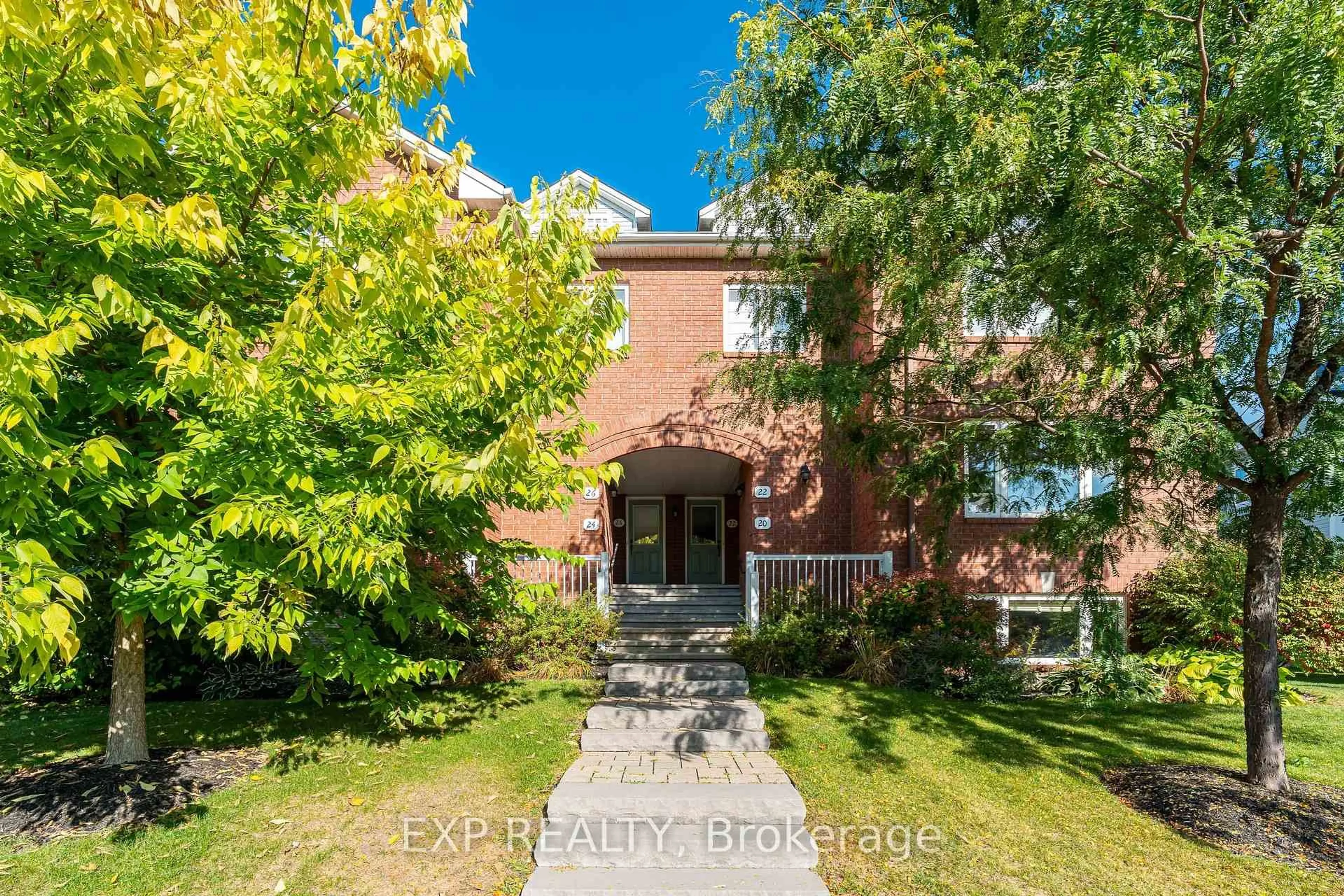 A pic from outside/outdoor area/front of a property/back of a property/a pic from drone, building for 20 Edenvale Dr #5, Ottawa Ontario K2K 3L4