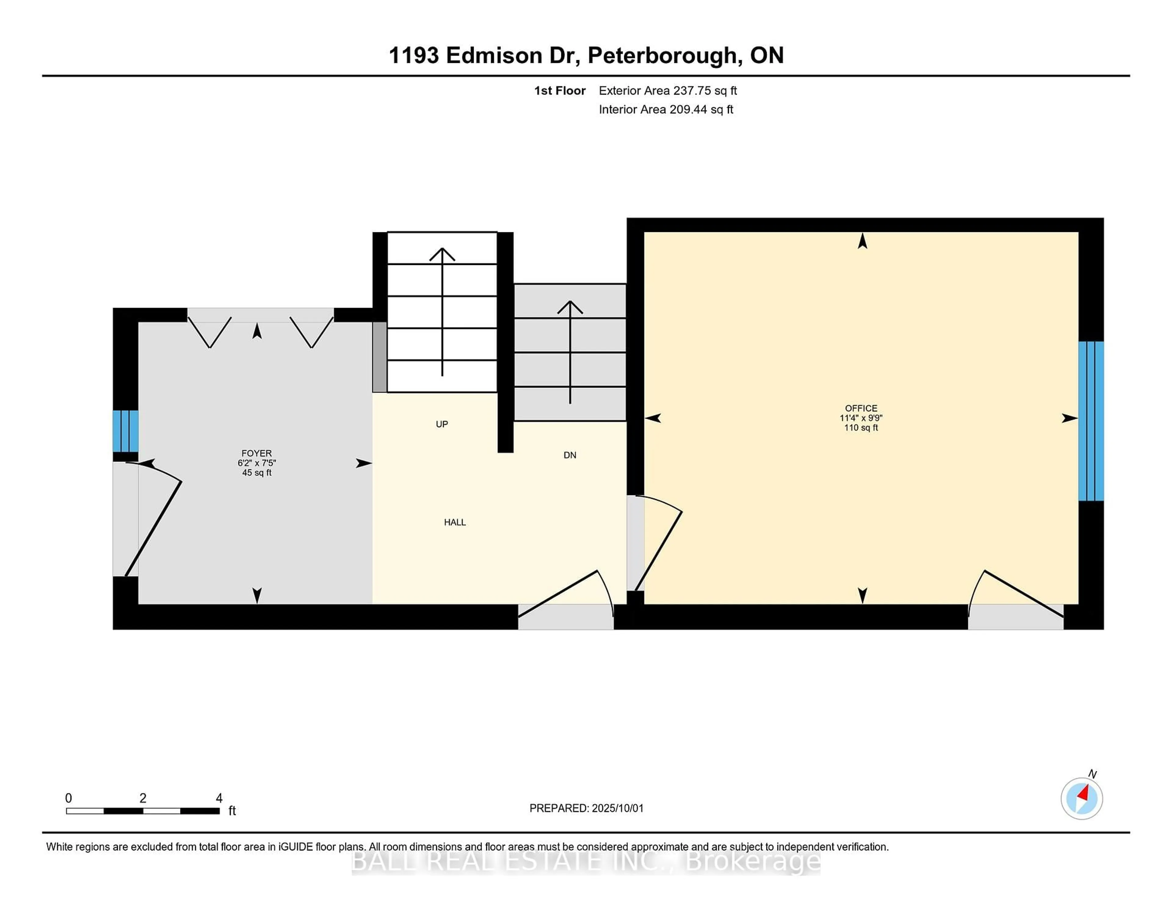 Floor plan for 1193 Edmison Dr, Peterborough Ontario K9H 6V2