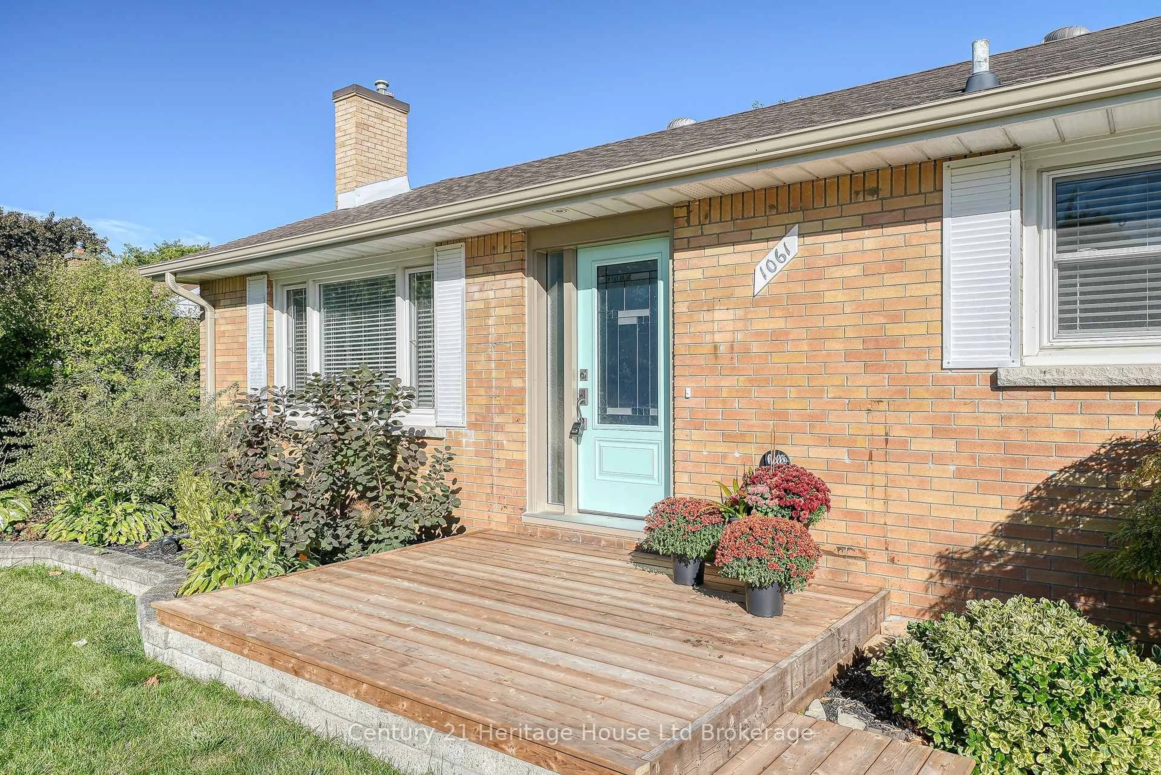 Home with brick exterior material, street for 1061 Elora Rd, Woodstock Ontario N4S 5L9