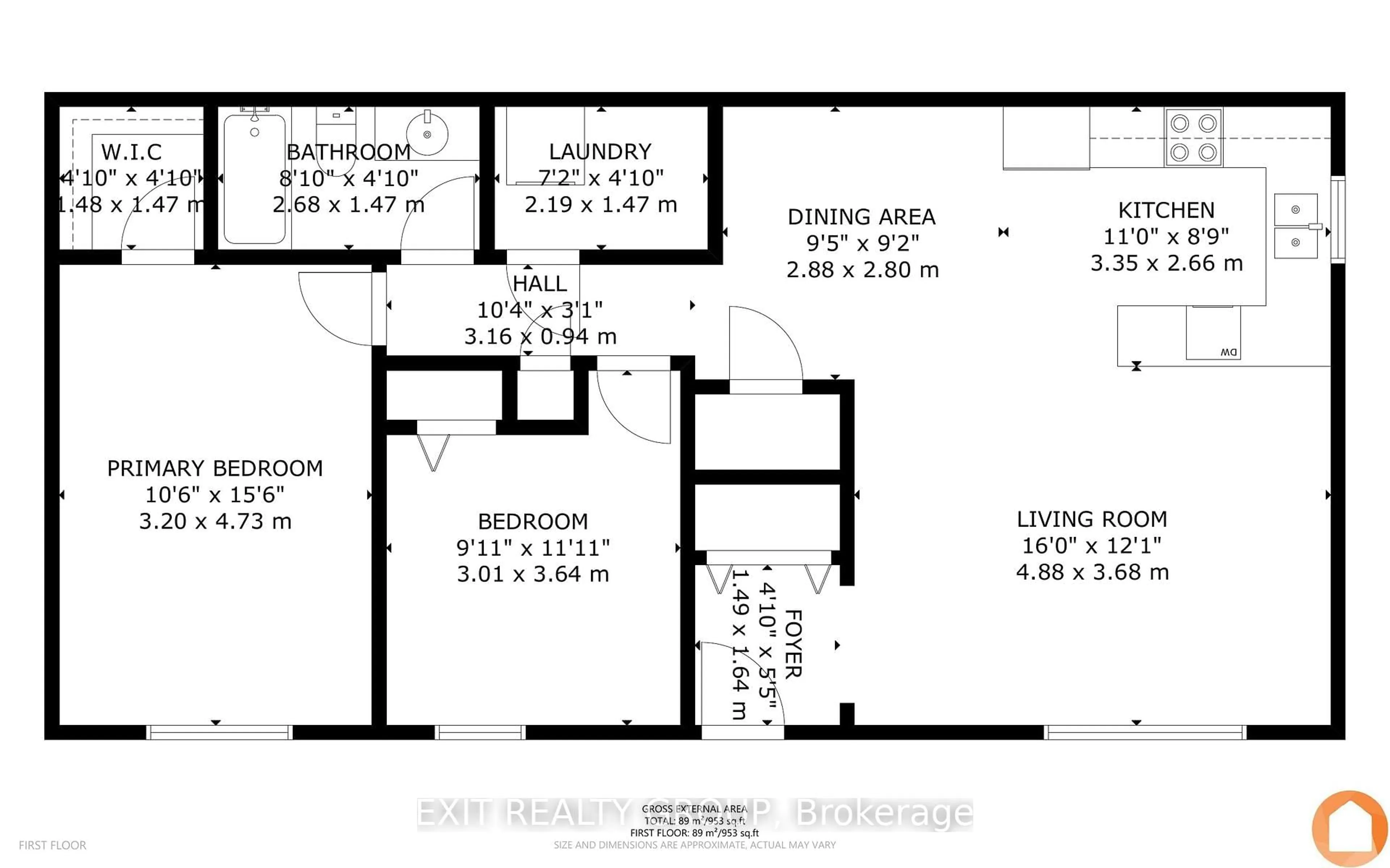 Floor plan for 37 Lakebreeze Crt ## 3B, Prince Edward County Ontario K0K 3L0