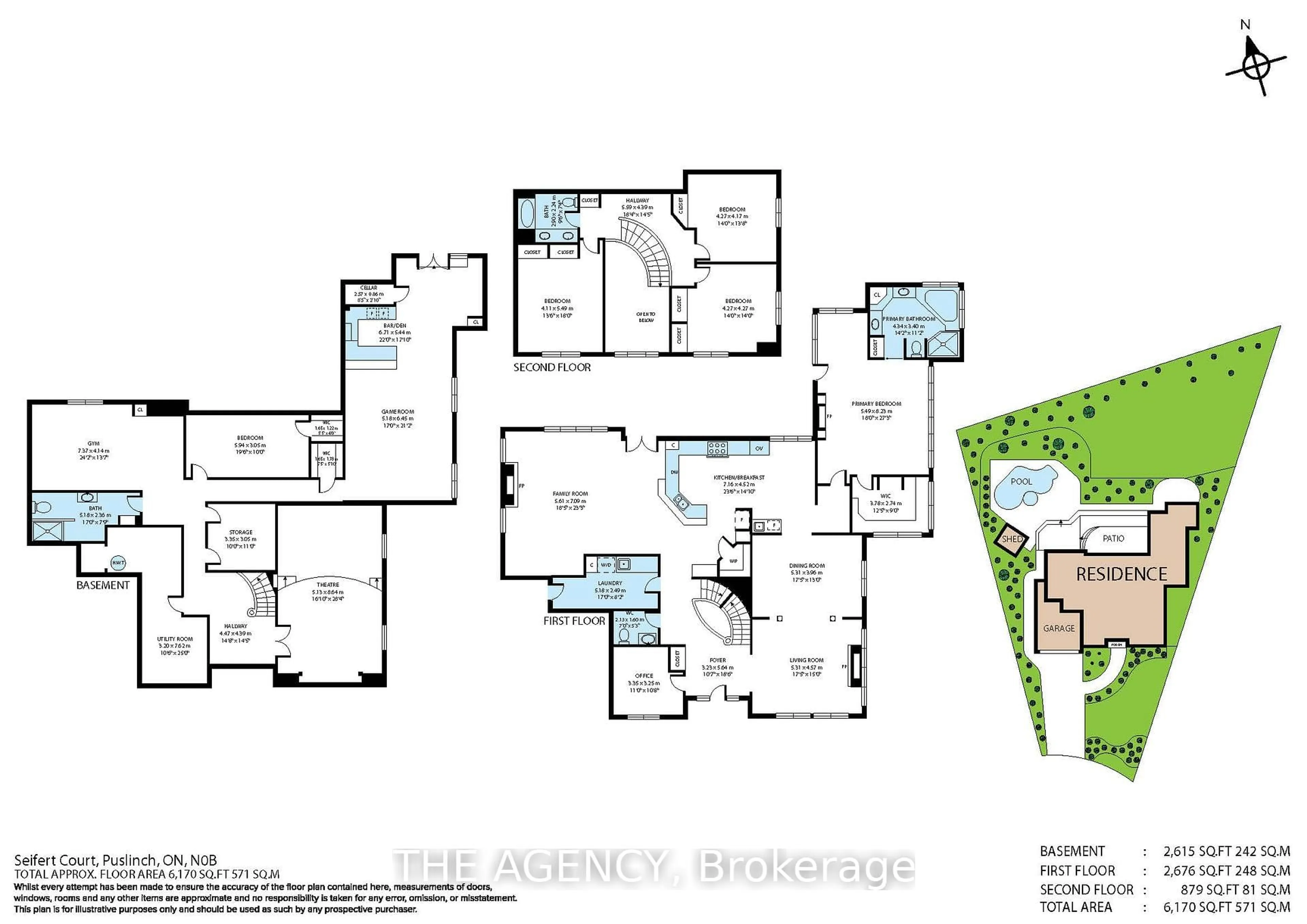 Floor plan for 16 Seifert Crt, Puslinch Ontario N3C 2V4