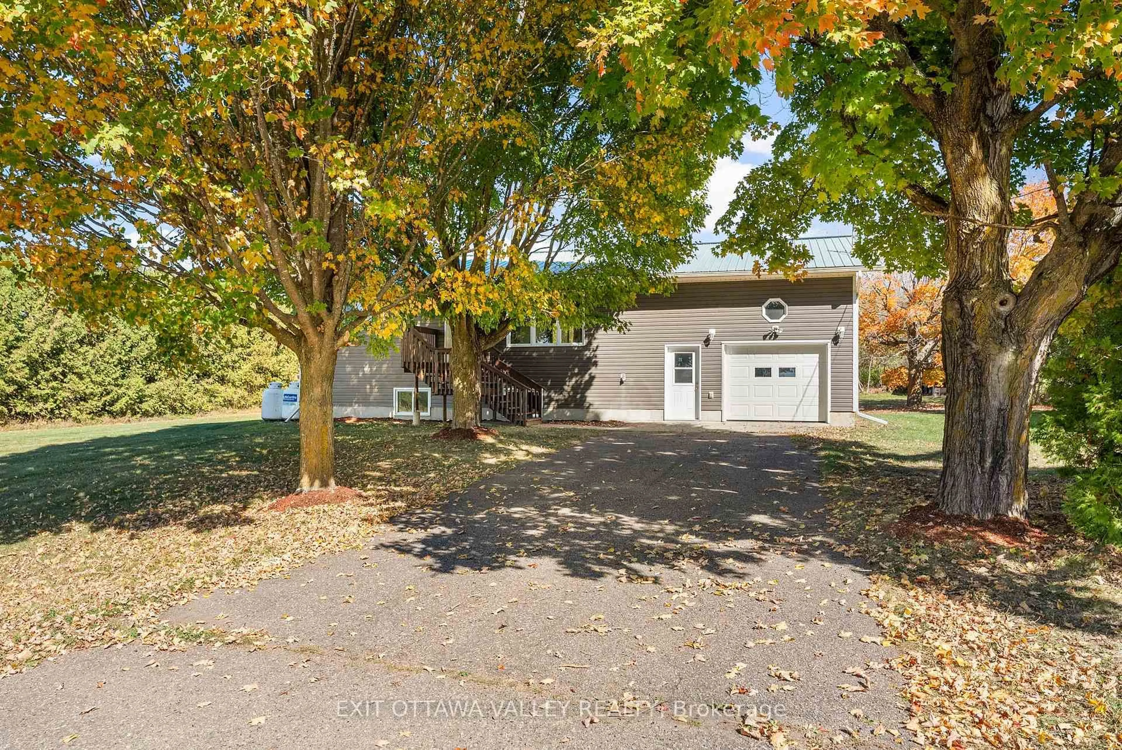 A pic from outside/outdoor area/front of a property/back of a property/a pic from drone, street for 2155 Foresters Falls Rd, Foresters Falls Ontario K0J 1V0