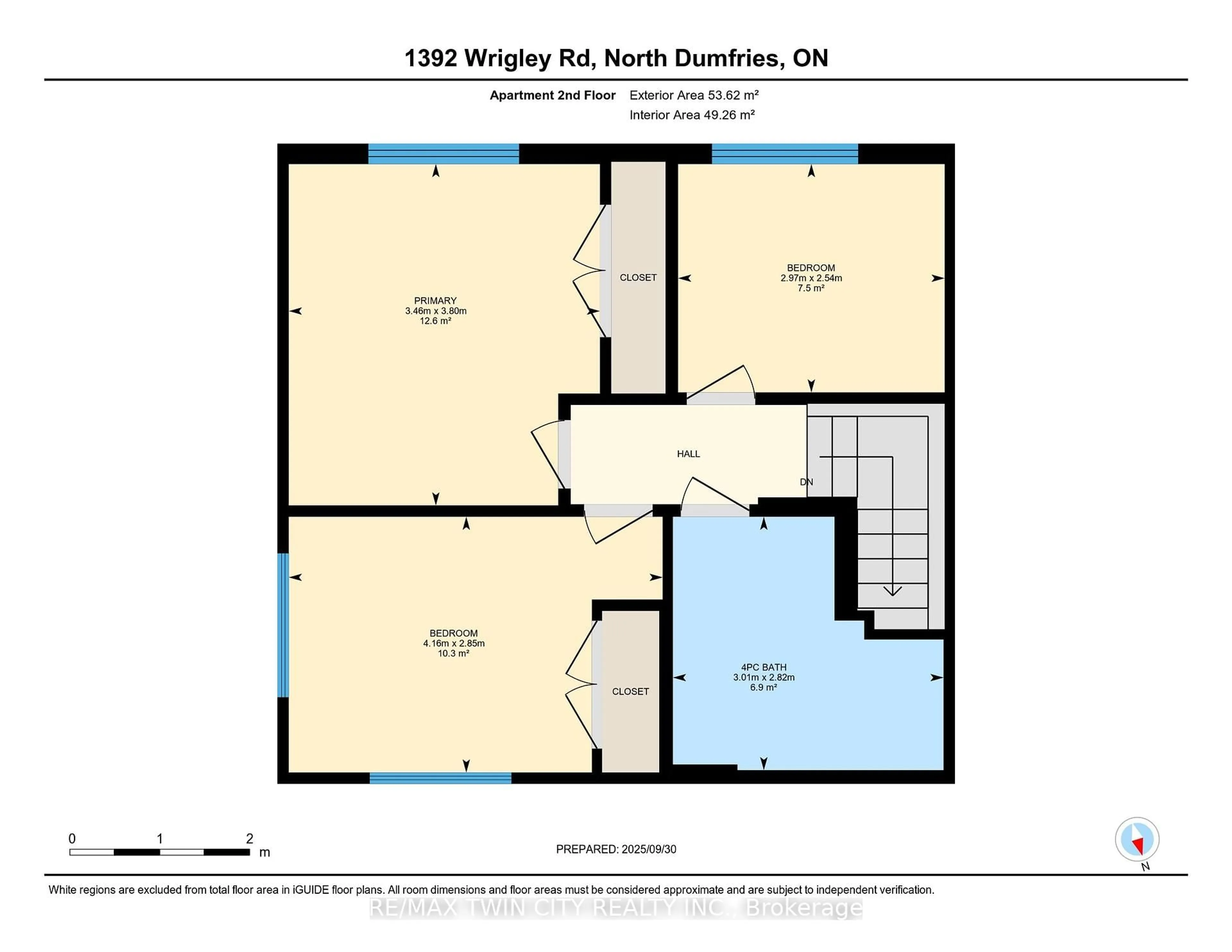 Floor plan for 1392 Wrigley Rd, North Dumfries Ontario N0B 1E0