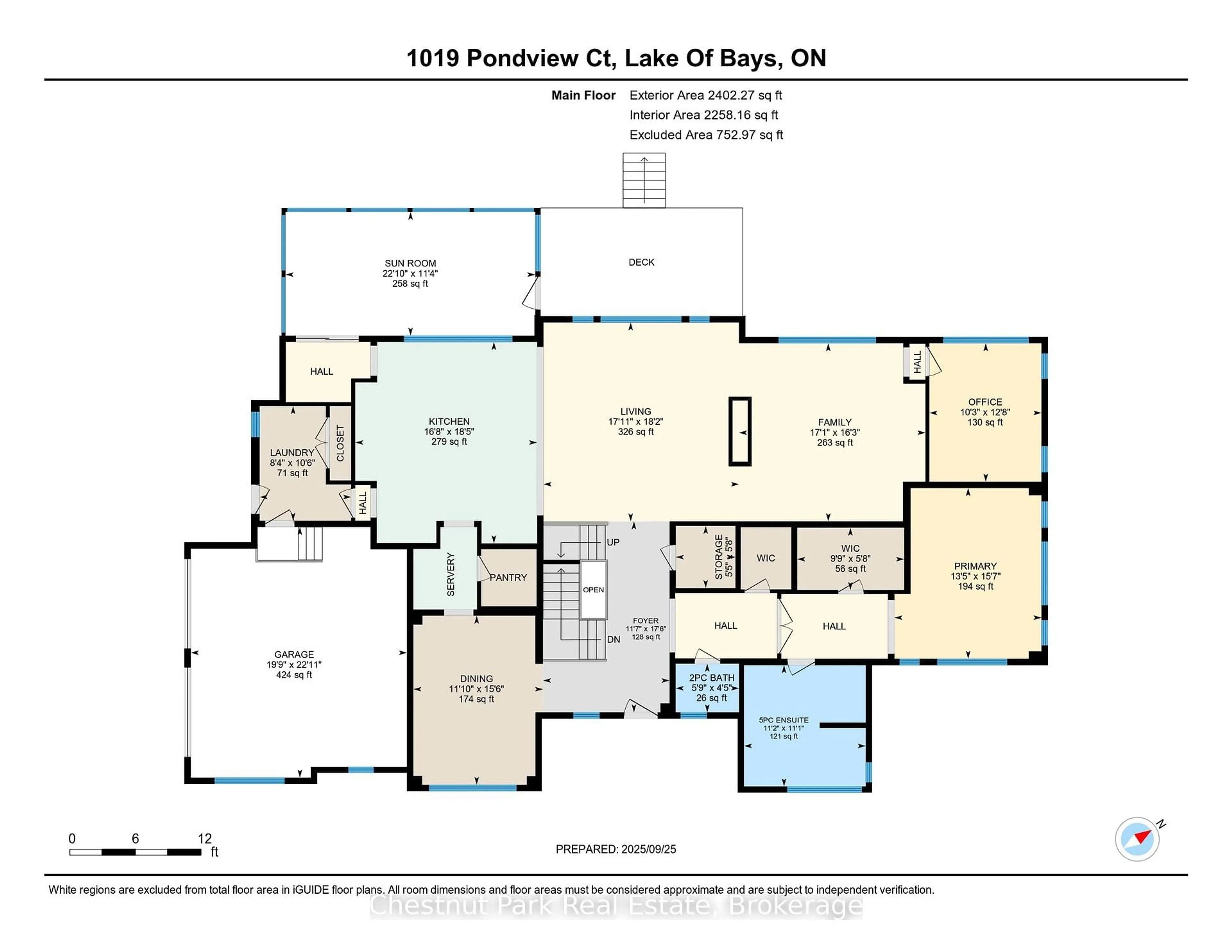 Floor plan for 1019 Pondview Crt #87, Lake of Bays Ontario P1H 2J6