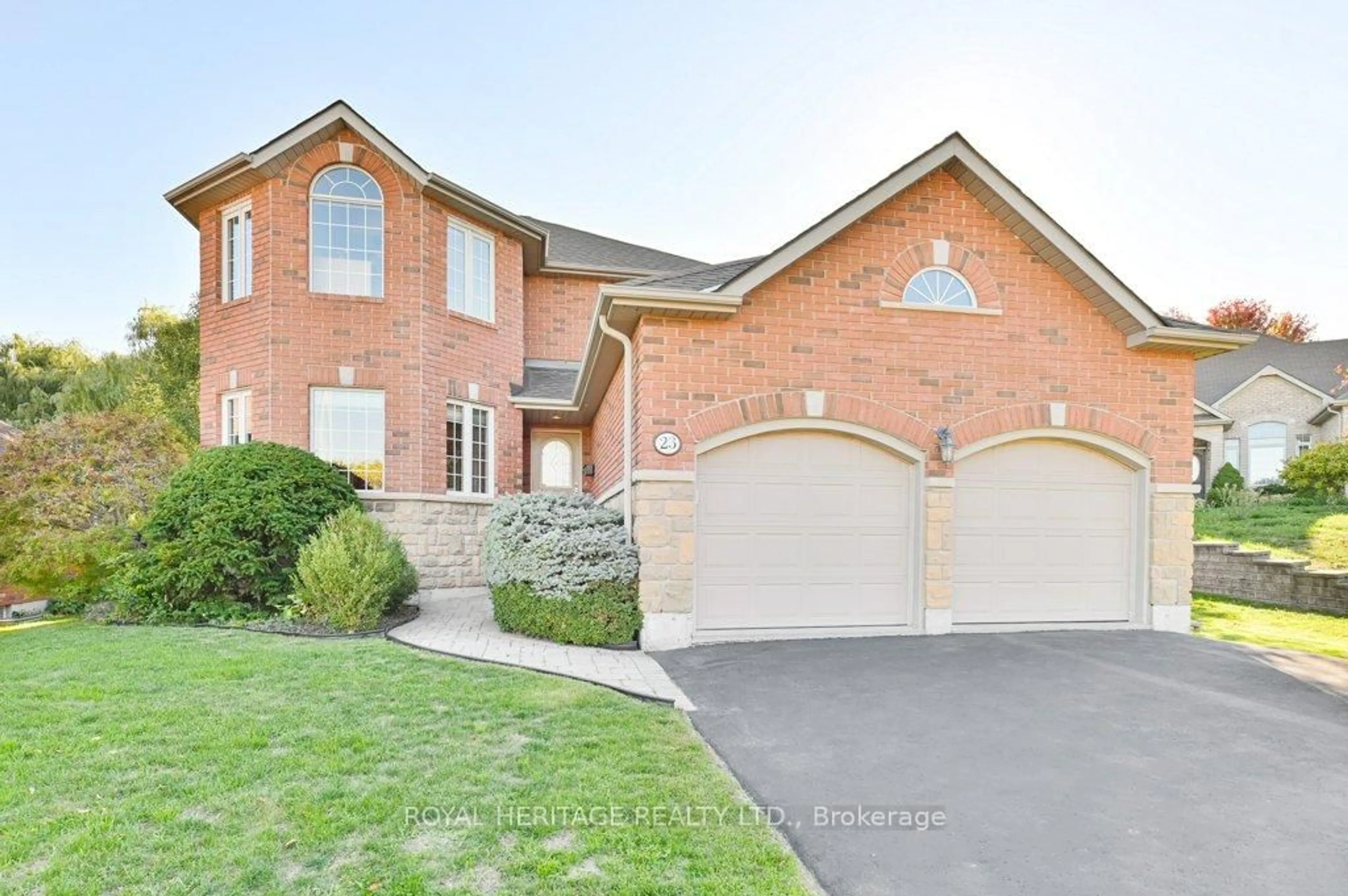 Home with brick exterior material, street for 23 Magnolia Crt, Belleville Ontario K8P 5M7