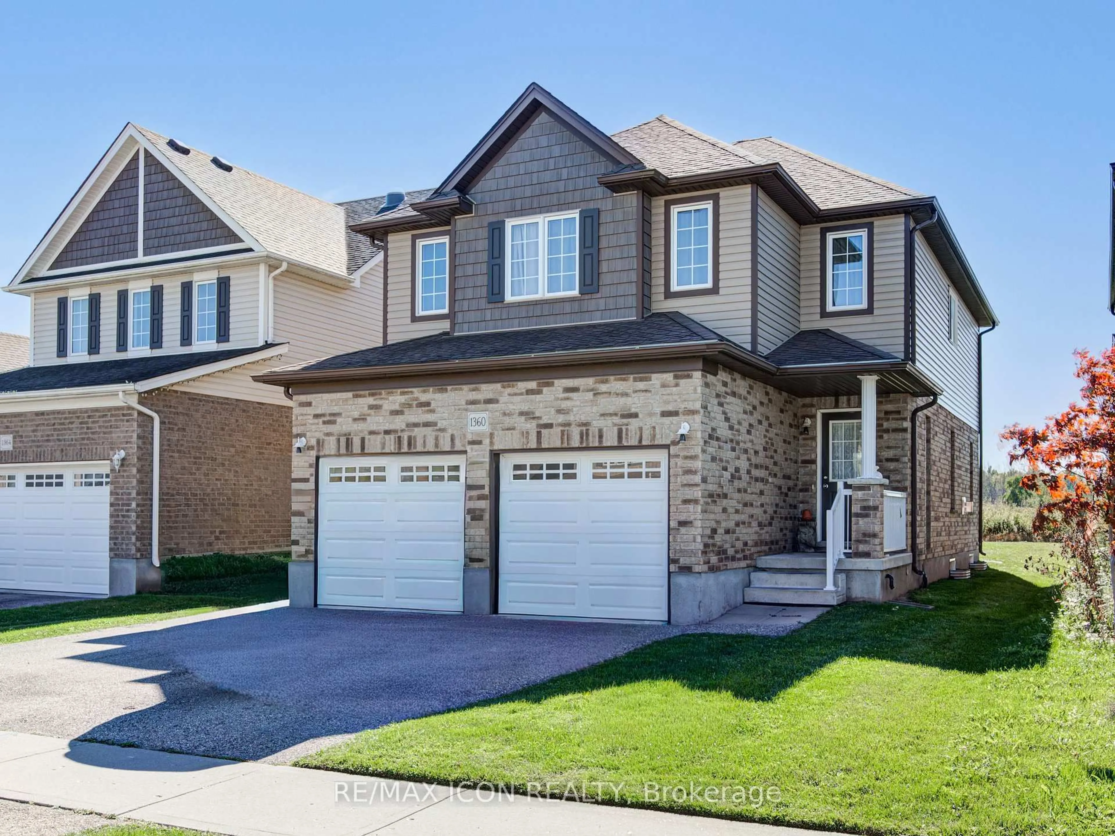 Home with brick exterior material, street for 1360 Caen Ave, Woodstock Ontario N4T 0G3