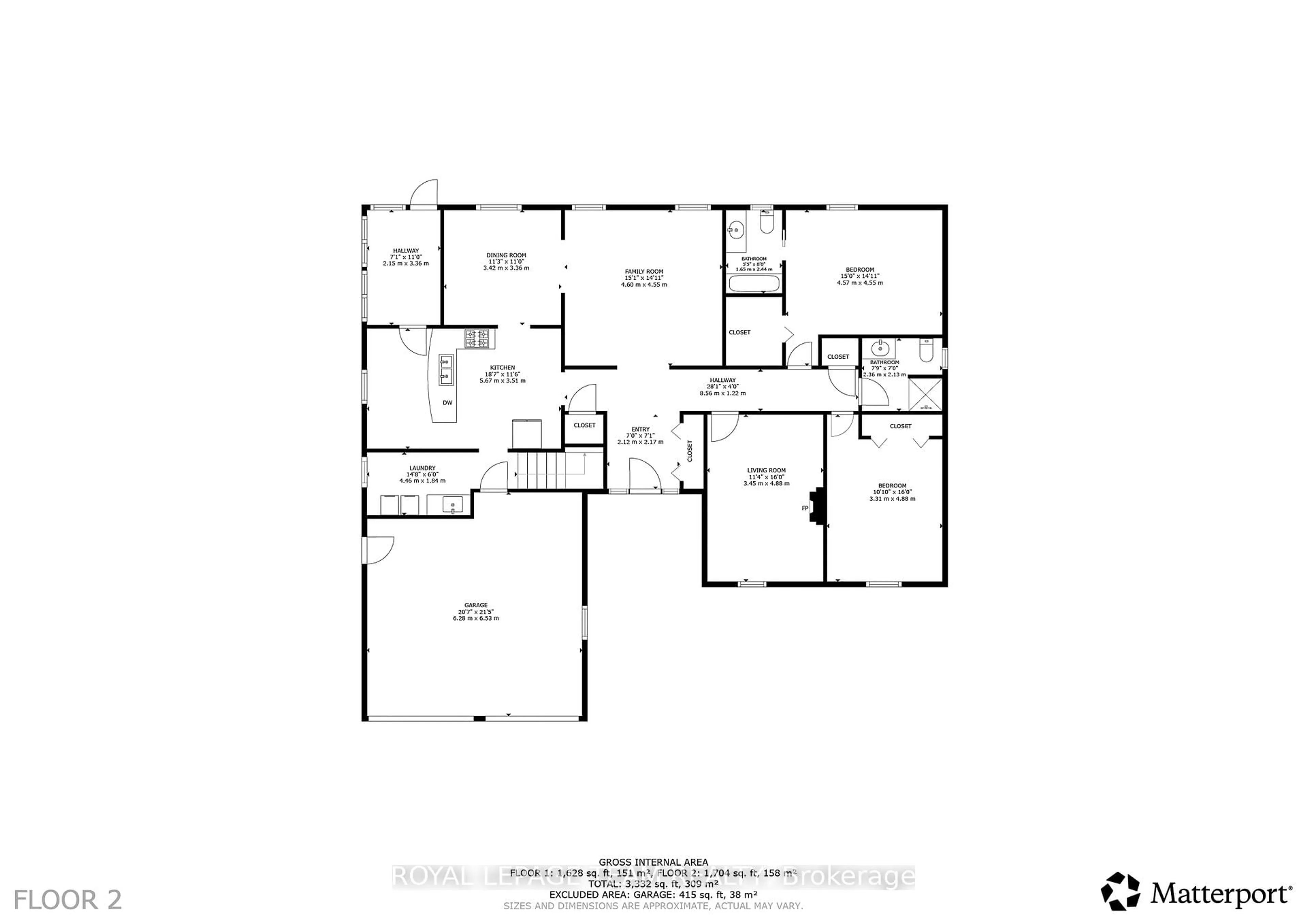 Floor plan for 16 Tatra St, Almonte Ontario K0A 1A0