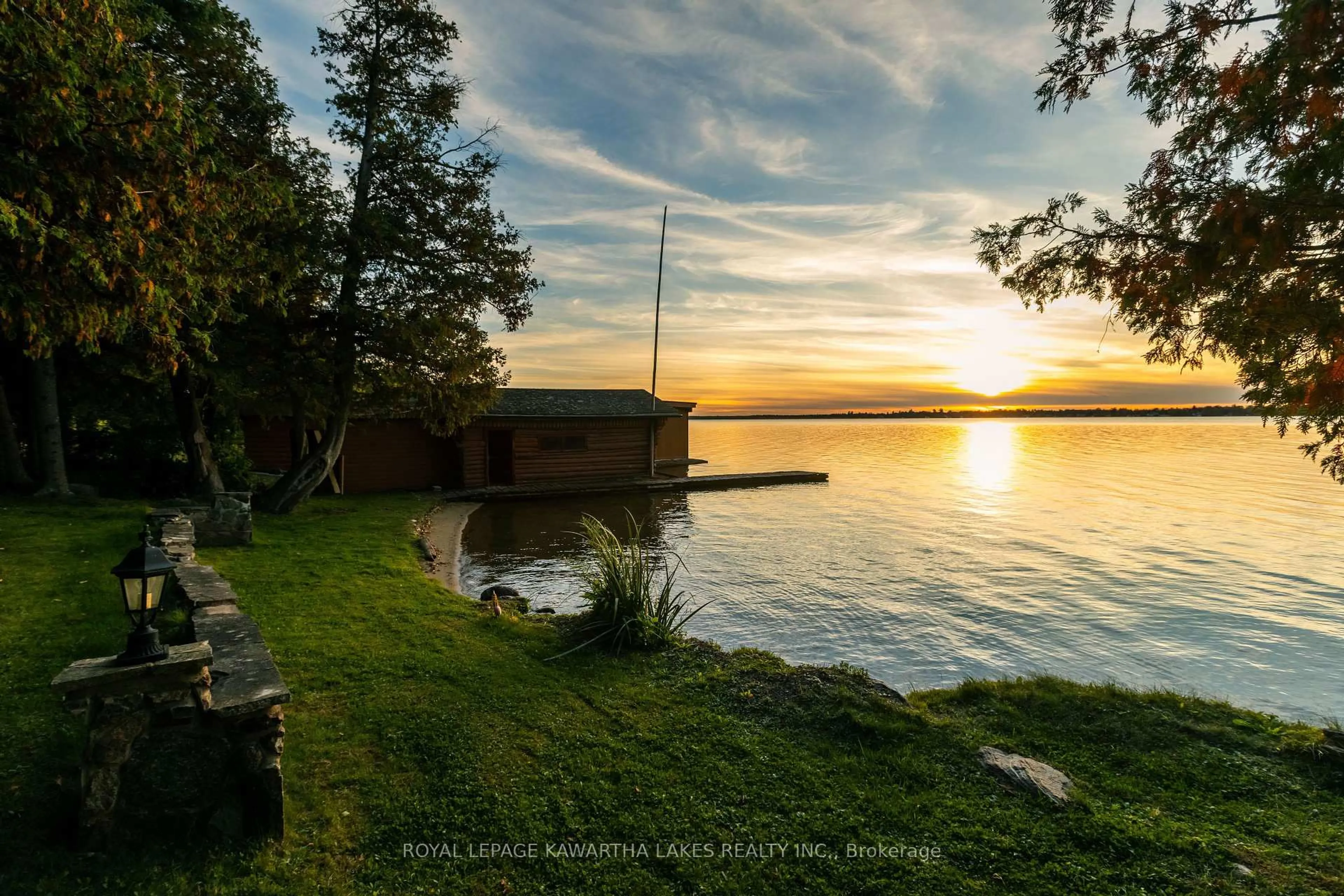 Patio, water/lake/river/ocean view for 54 Romany Ranch Rd, Kawartha Lakes Ontario K0M 1G0