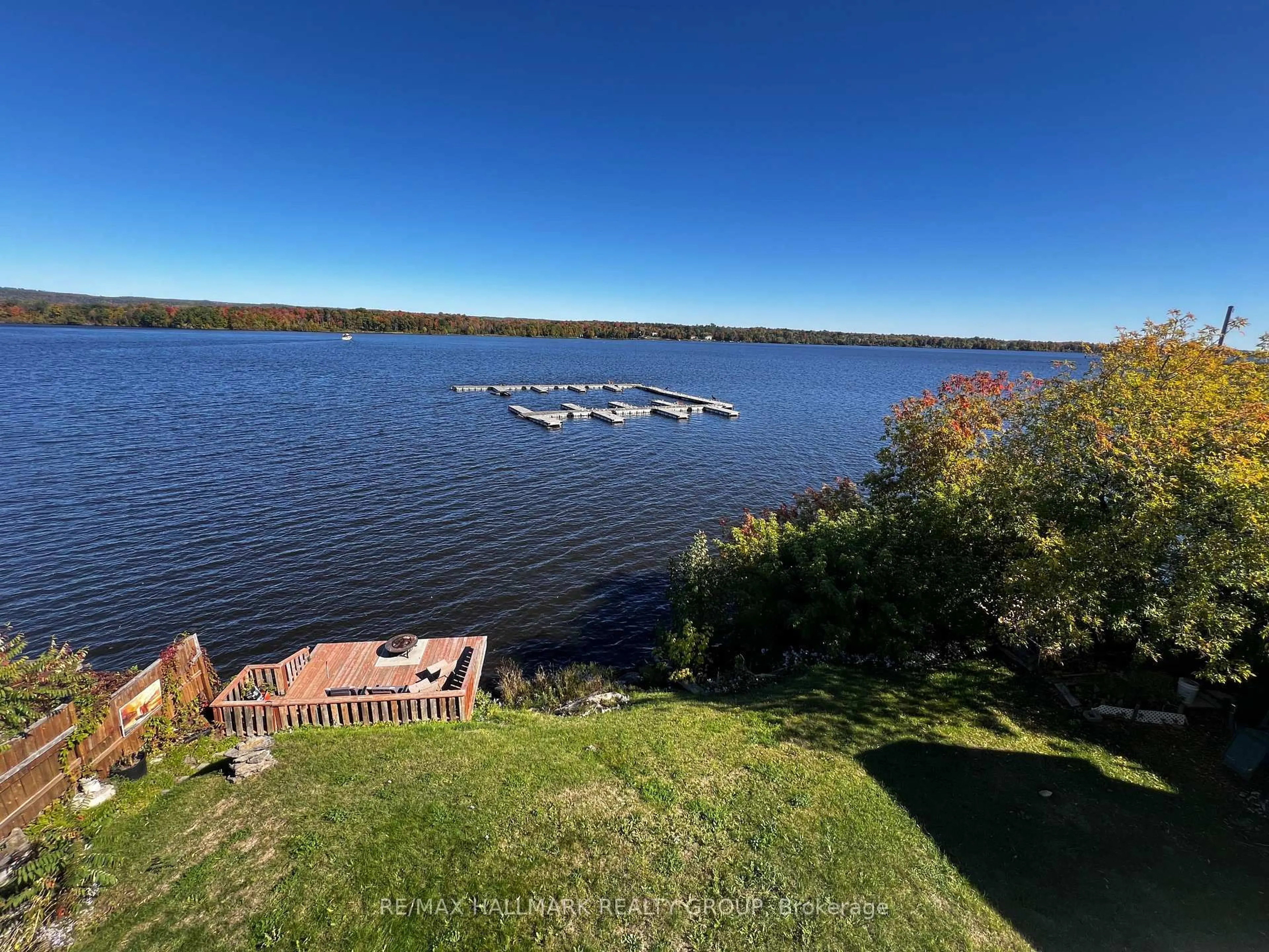 A pic from outside/outdoor area/front of a property/back of a property/a pic from drone, water/lake/river/ocean view for 1109-1111 Main St, Hawkesbury Ontario K6A 1B8