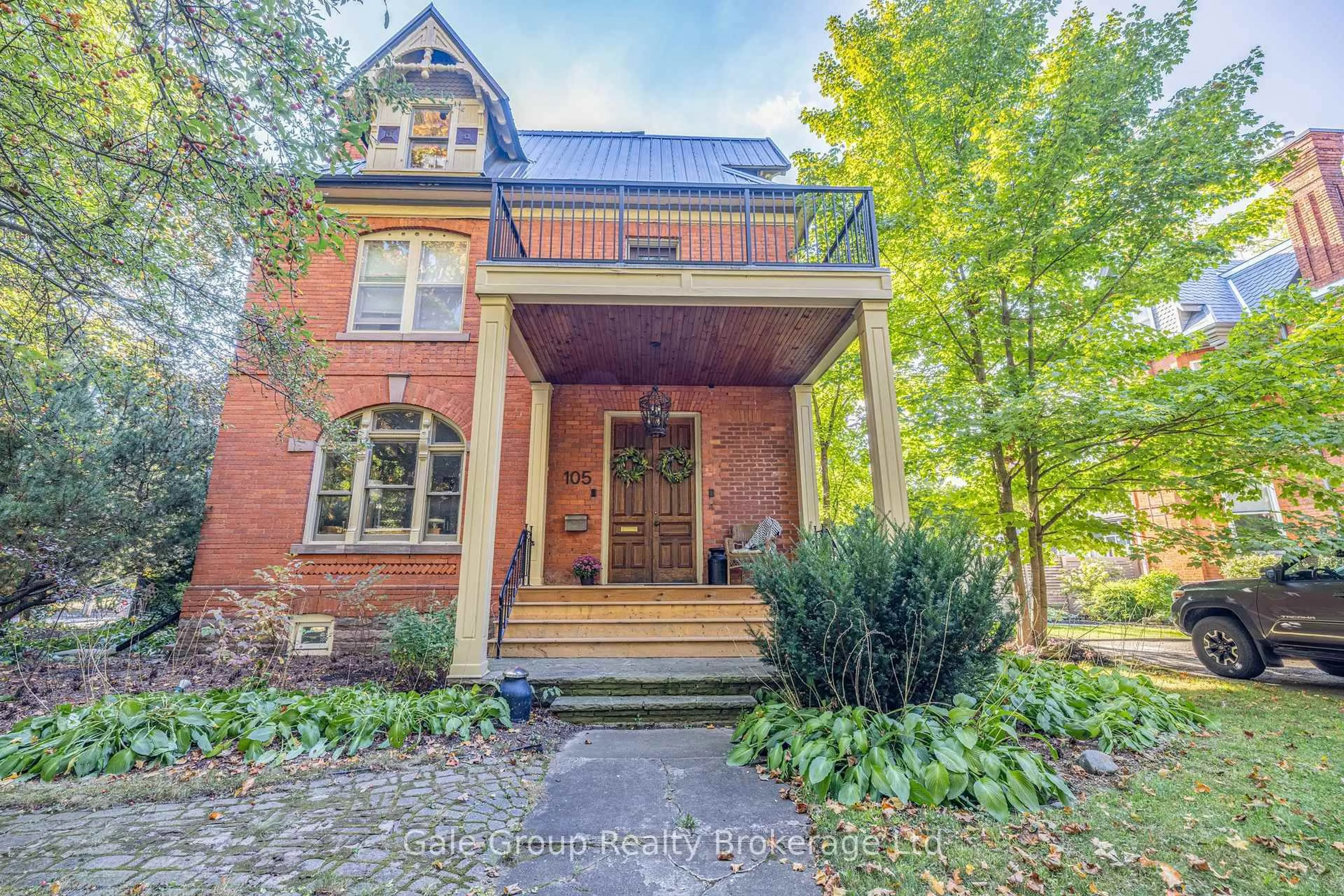 Home with brick exterior material, street for 105 Vansittart Ave, Woodstock Ontario N4S 6E5