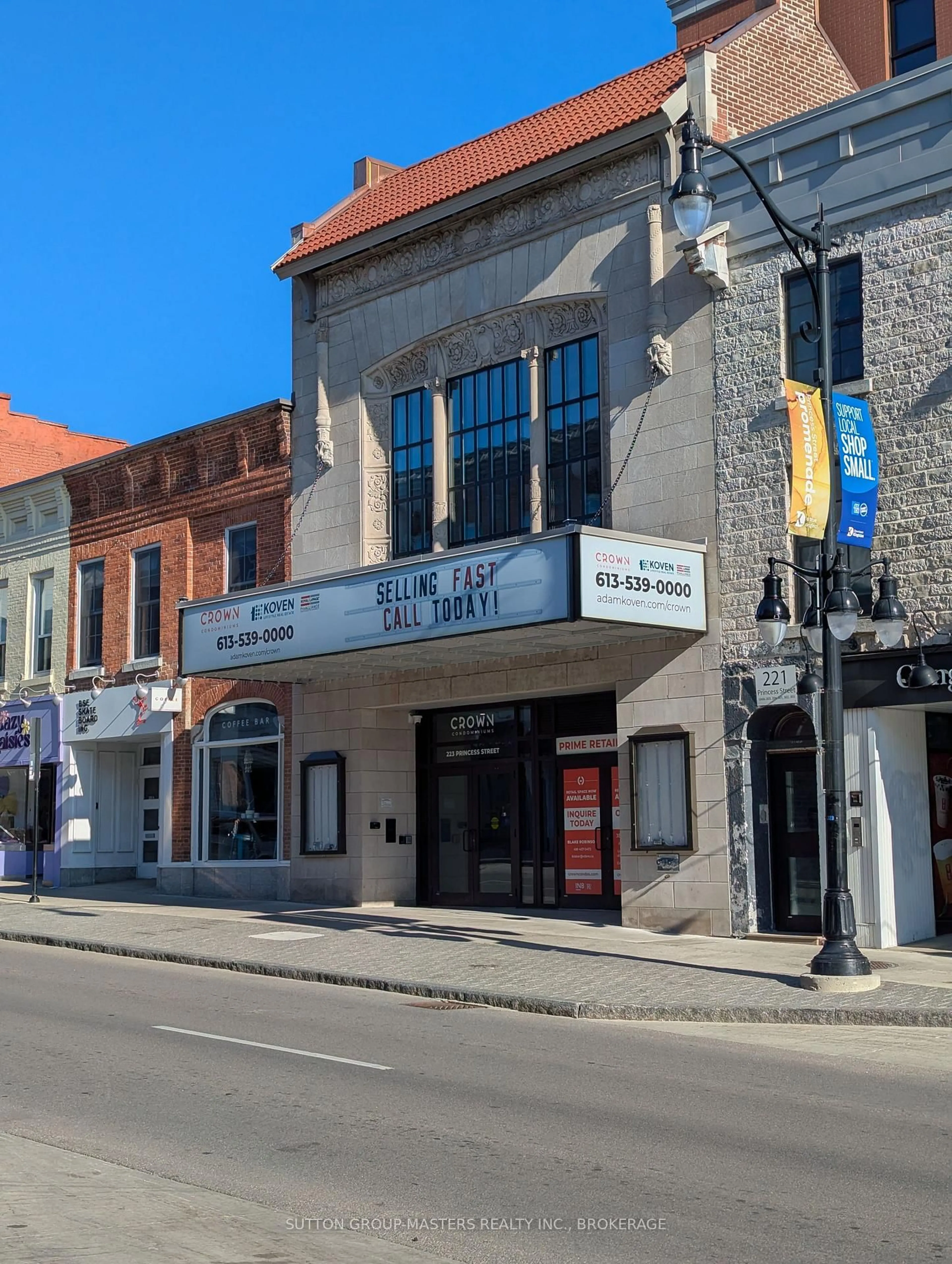 Home theater for 223 Princess St #618, Kingston Ontario K7L 1B3