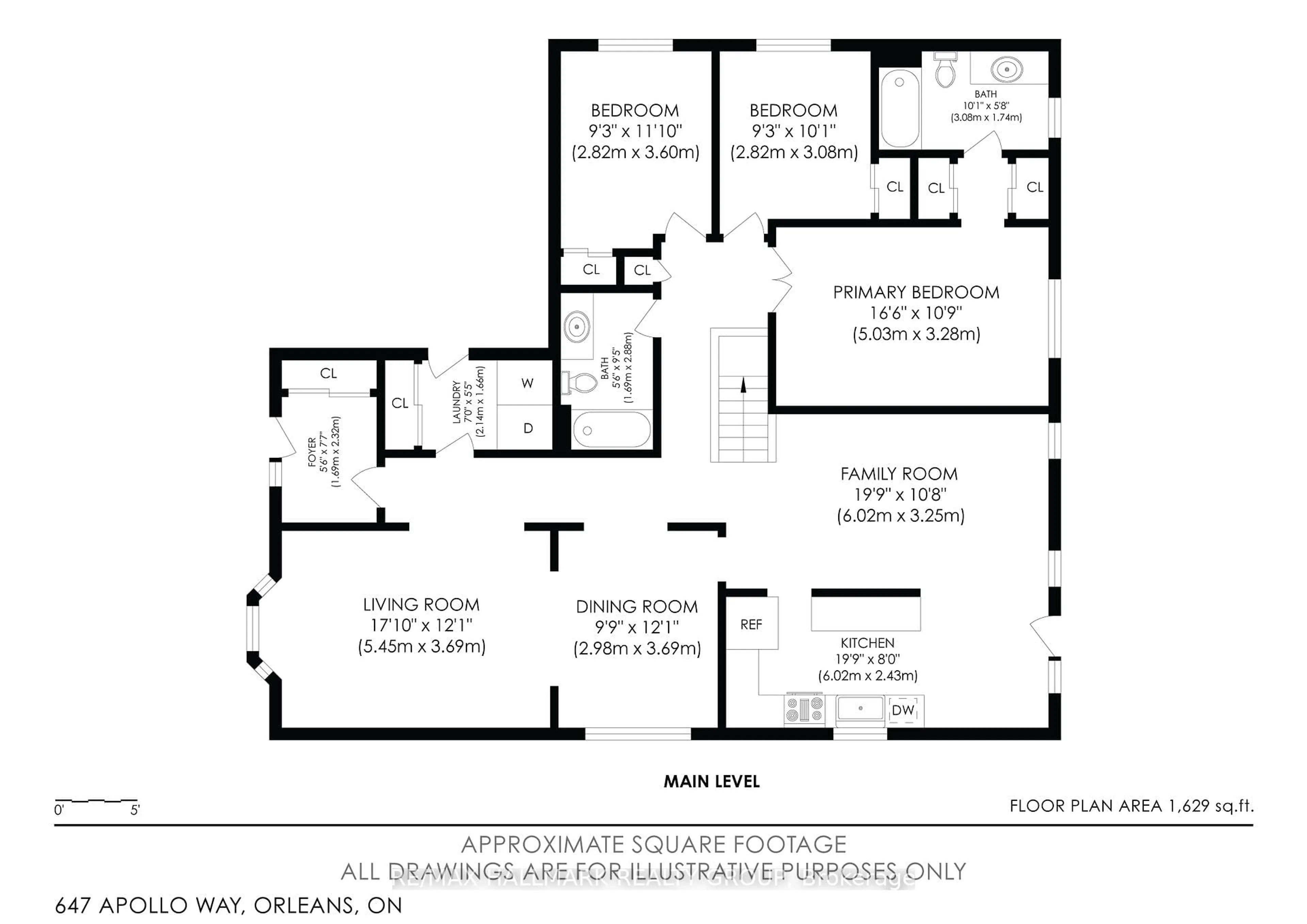 Floor plan for 647 Apollo Way, Orleans Ontario K4A 1T2