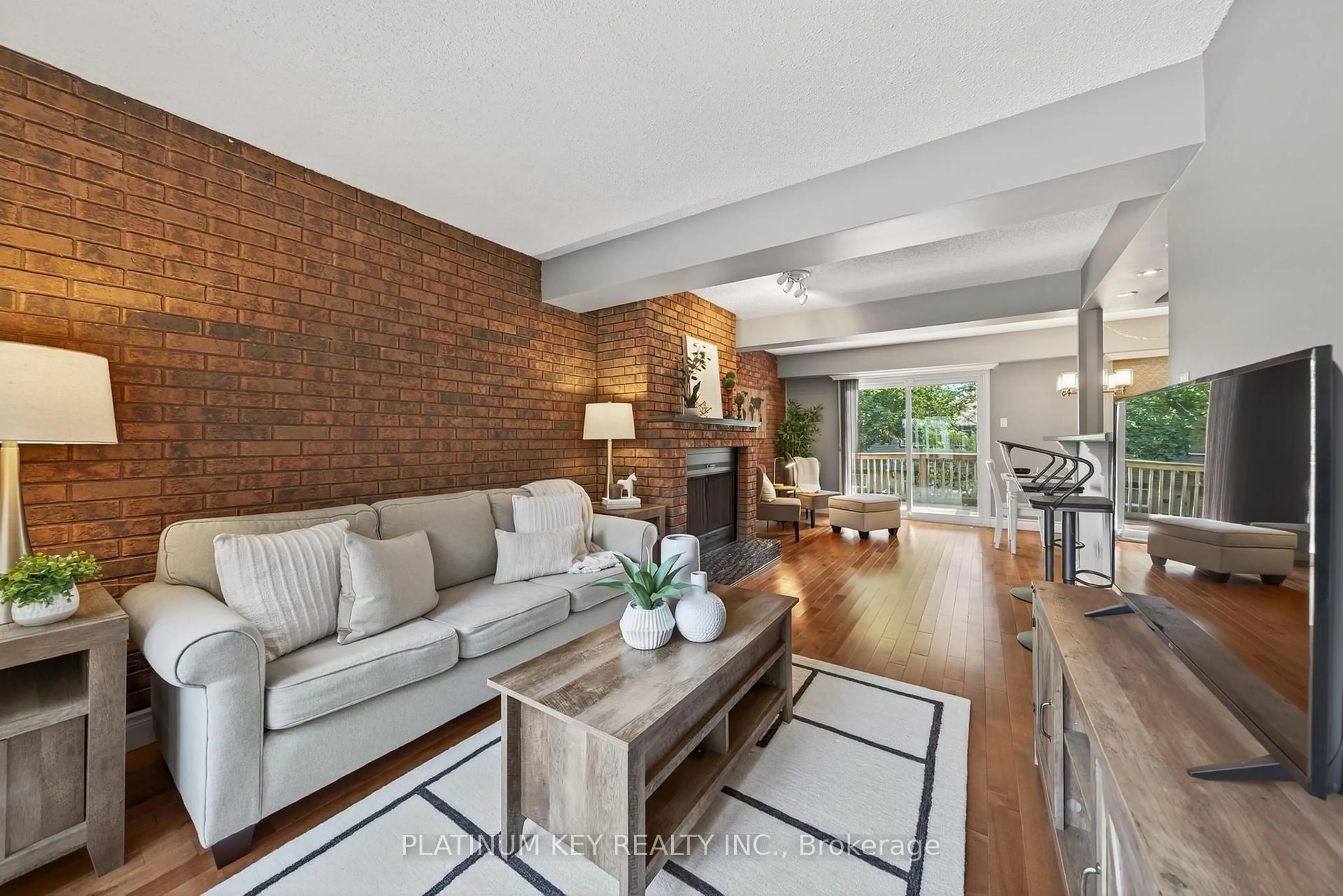 Living room with furniture, unknown for 295 Wilkins St #27, London South Ontario N6C 5C1