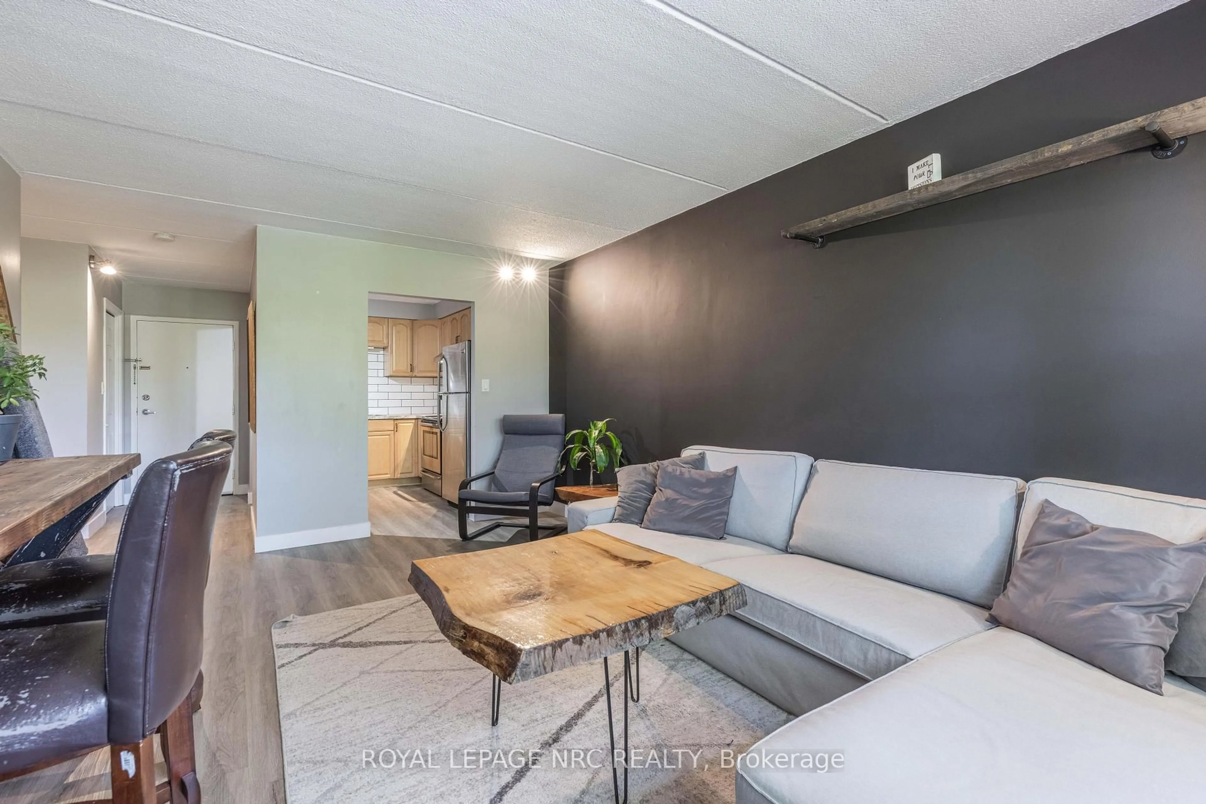 Living room with furniture, unknown for 41 Rykert St #207, St. Catharines Ontario L2S 3A4