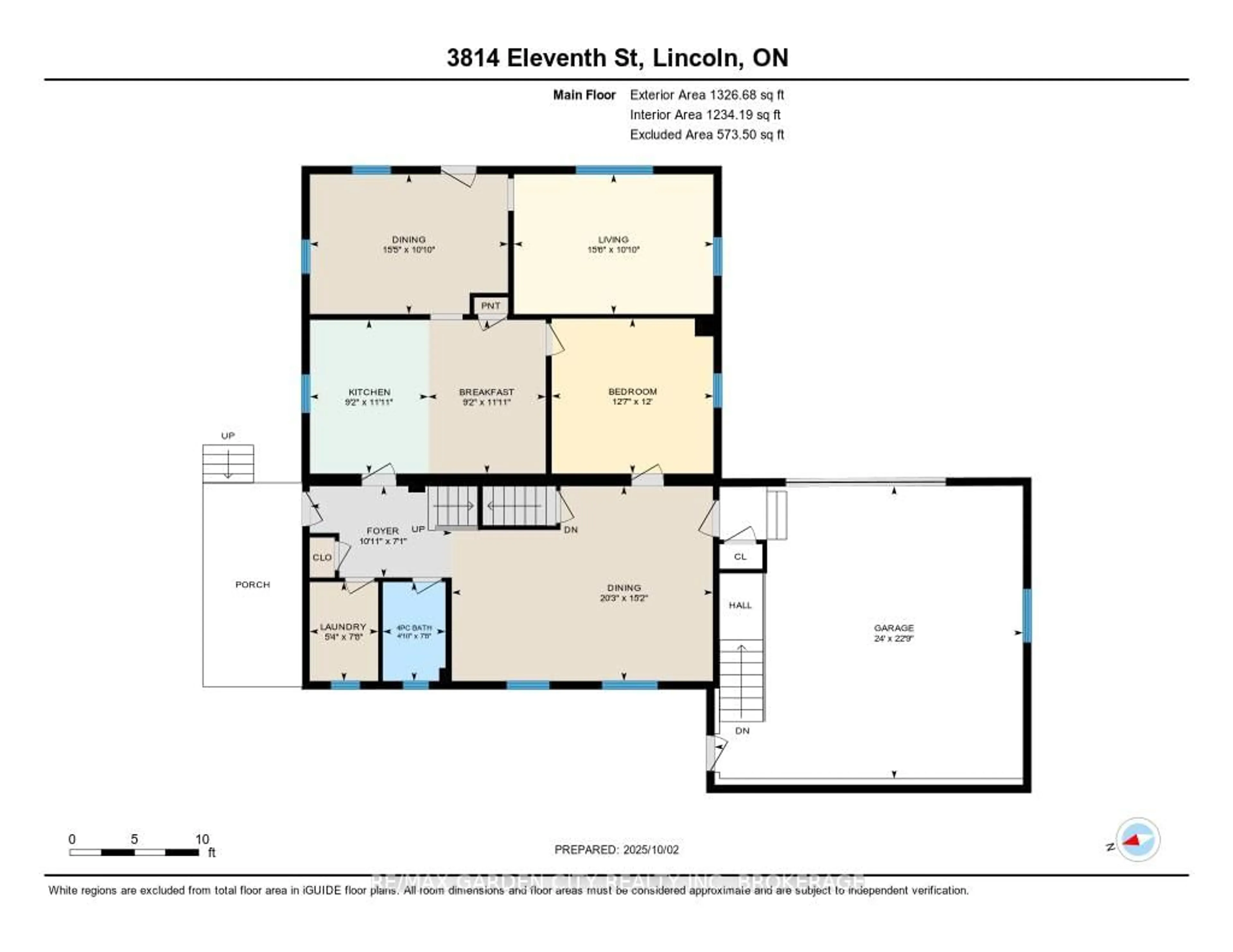 Floor plan for 3814 Eleventh St, Lincoln Ontario L0R 1S0
