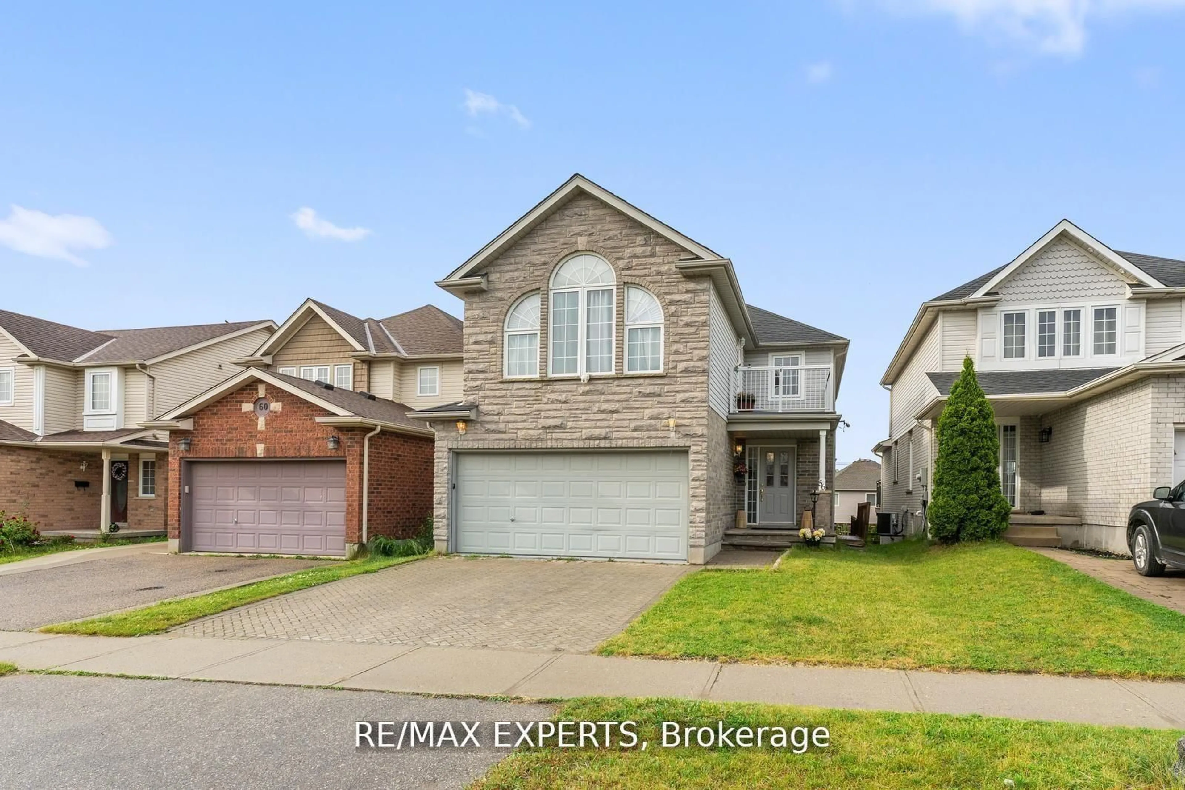 Home with brick exterior material, street for 56 Steepleridge St, Kitchener Ontario N2P 2W3