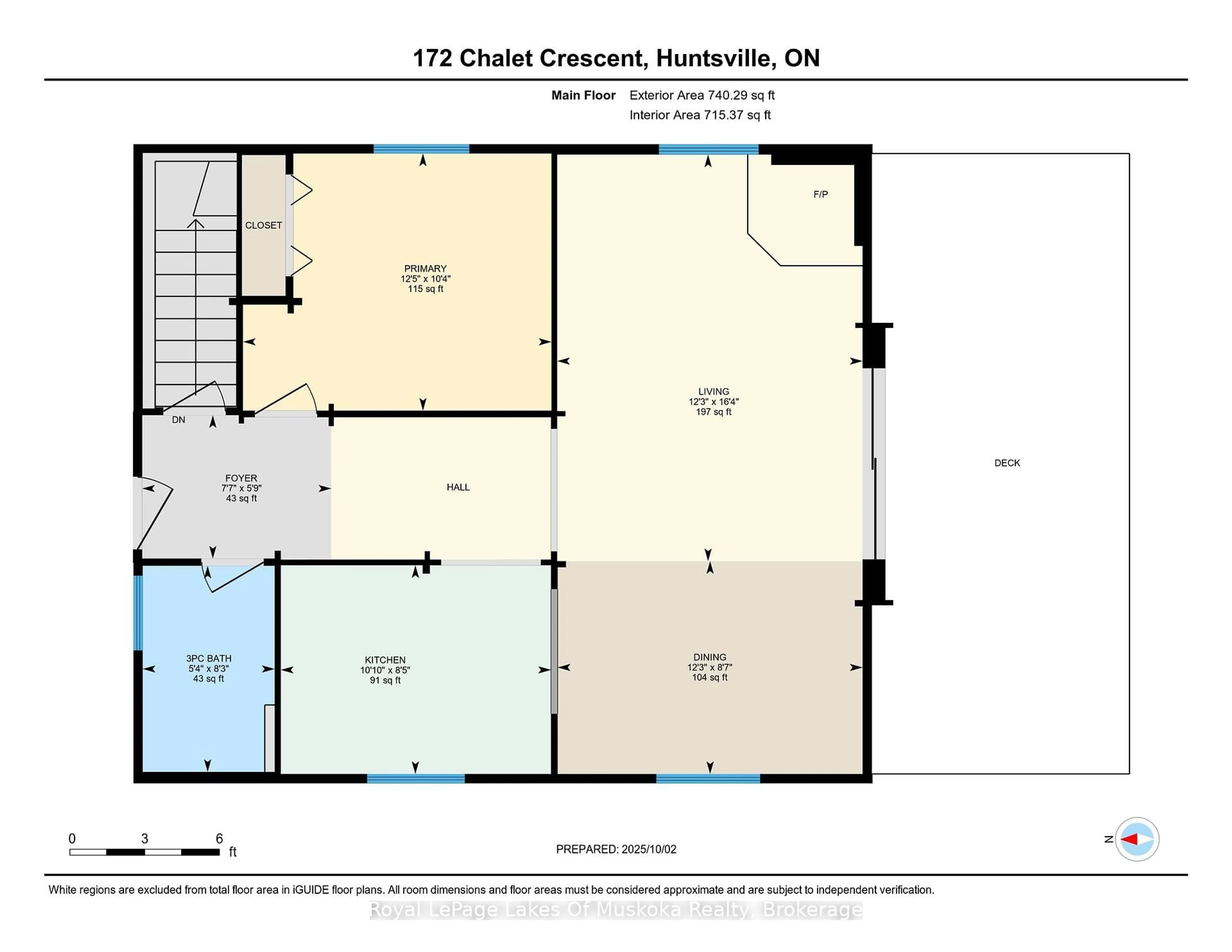 Floor plan for 172 Chalet Cres, Huntsville Ontario P1H 1A8
