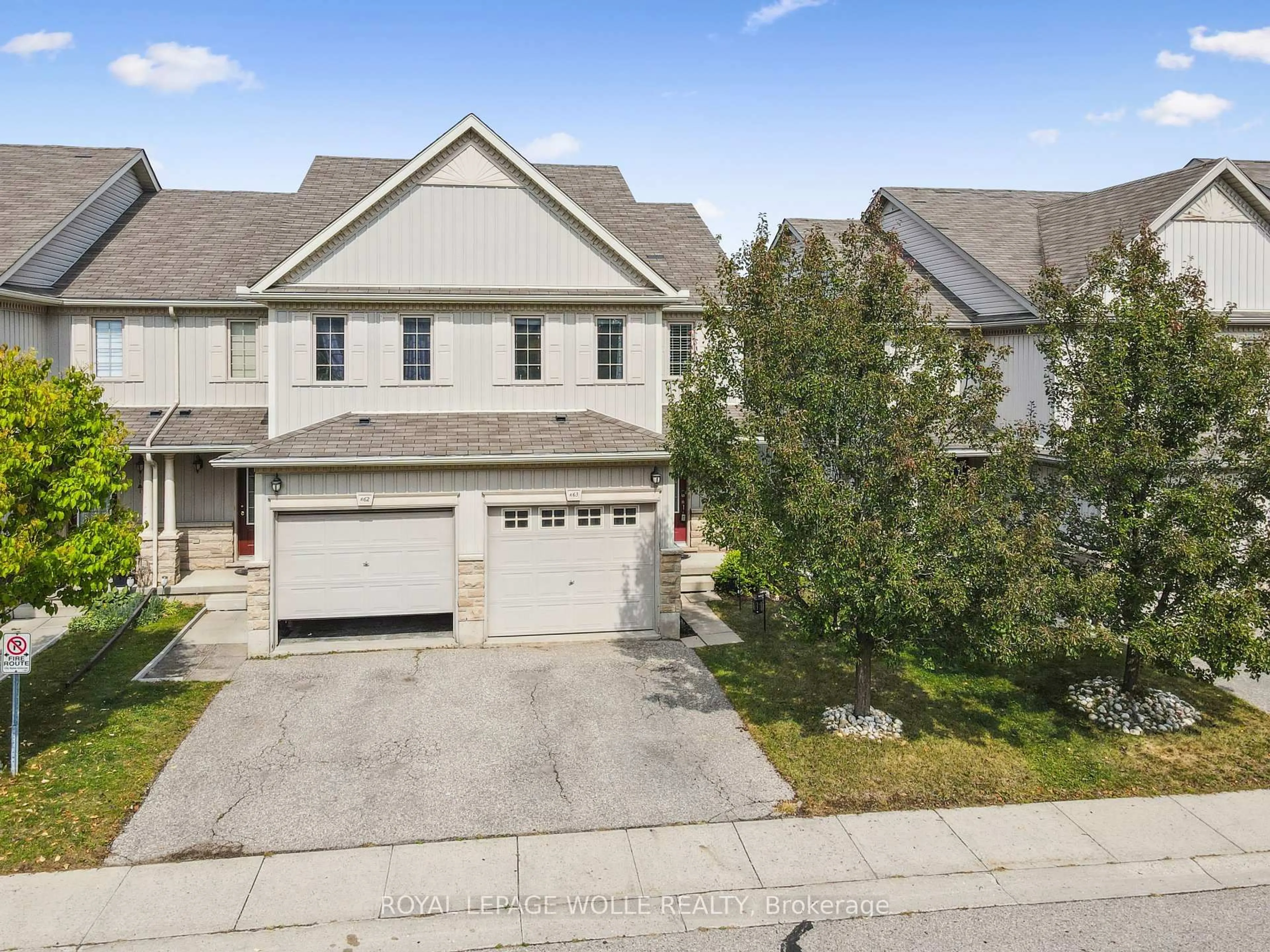 A pic from outside/outdoor area/front of a property/back of a property/a pic from drone, street for 85 Bankside Dr #K63, Kitchener Ontario N2N 3M4