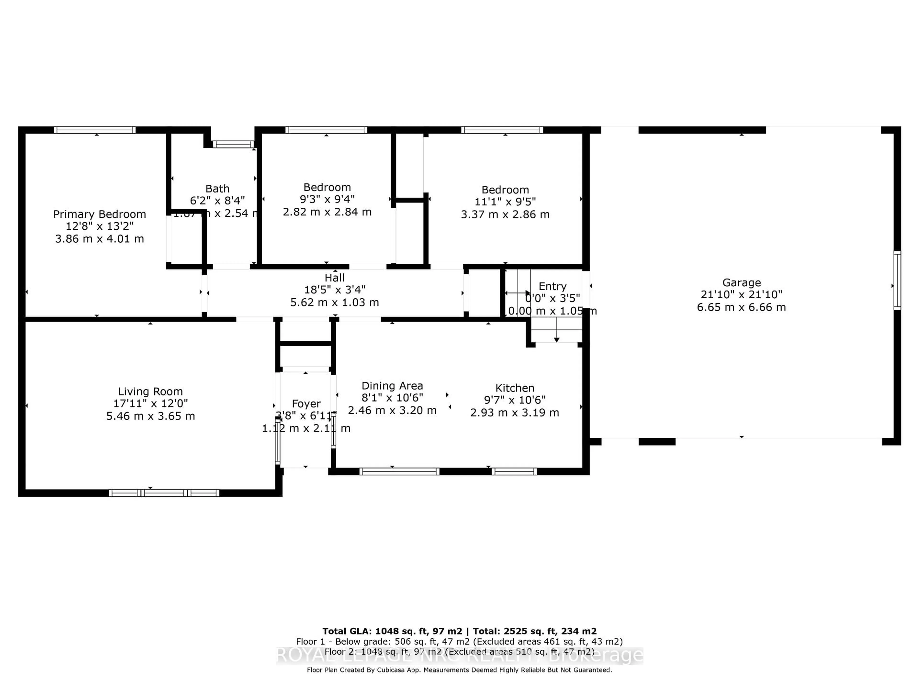 Floor plan for 6256 Pitton Rd, Niagara Falls Ontario L2H 1S3