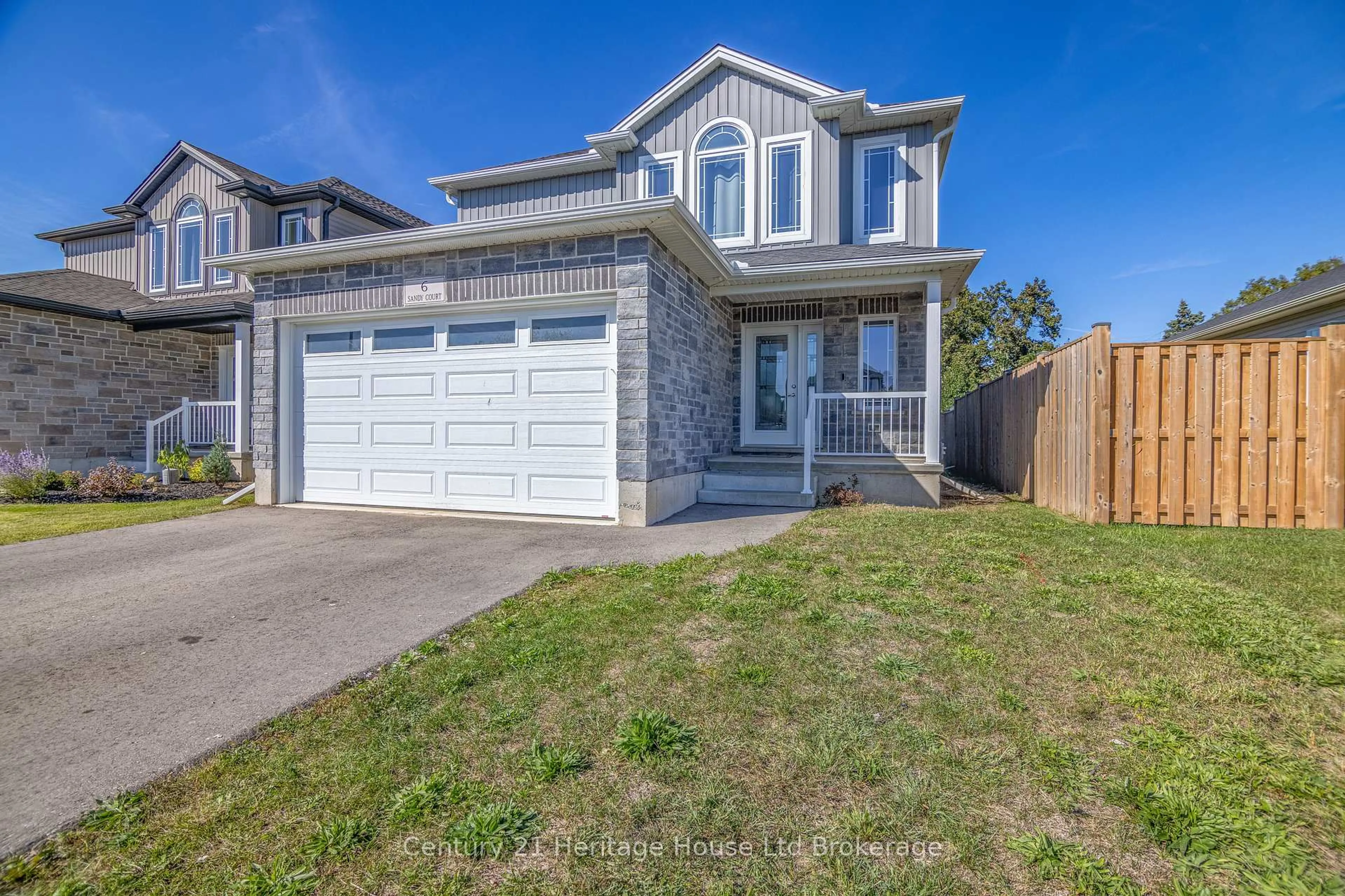 Home with brick exterior material, street for 6 Sandy Crt, Tillsonburg Ontario N4G 0H6