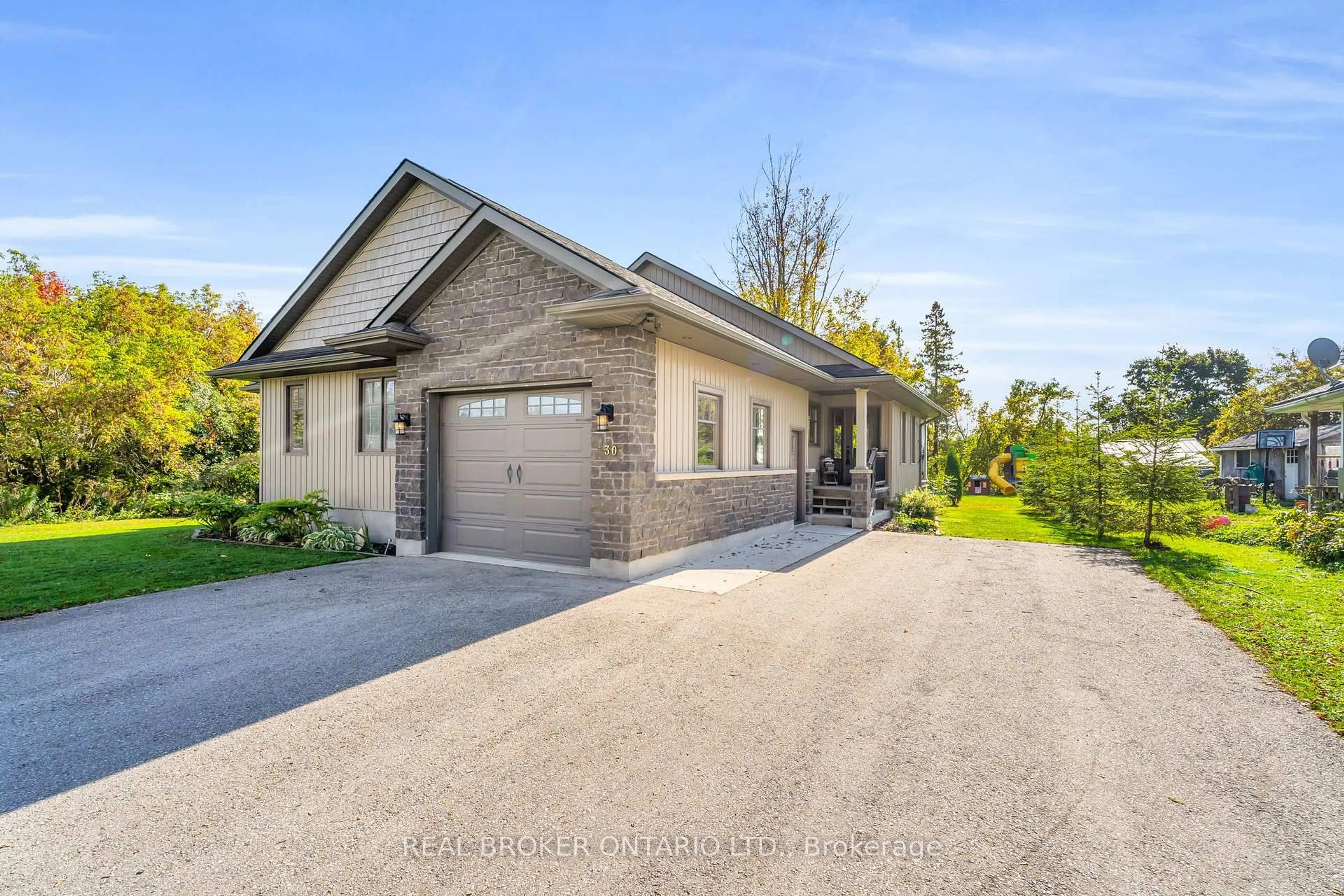 Home with brick exterior material, street for 30 Victoria St, Southgate Ontario N0C 1B0