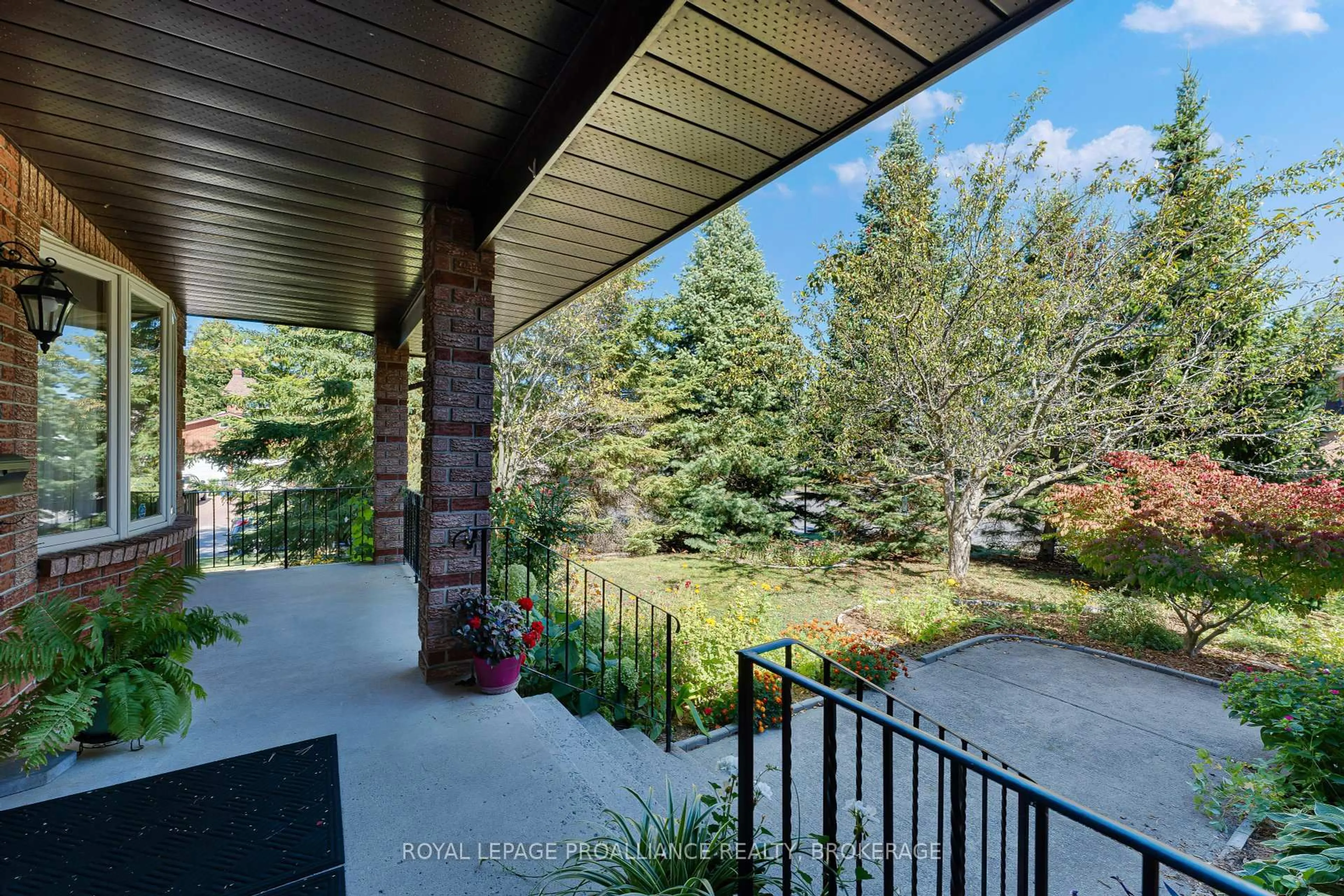 Patio, forest/trees view for 995 Auden Park Dr, Kingston Ontario K7M 7T0