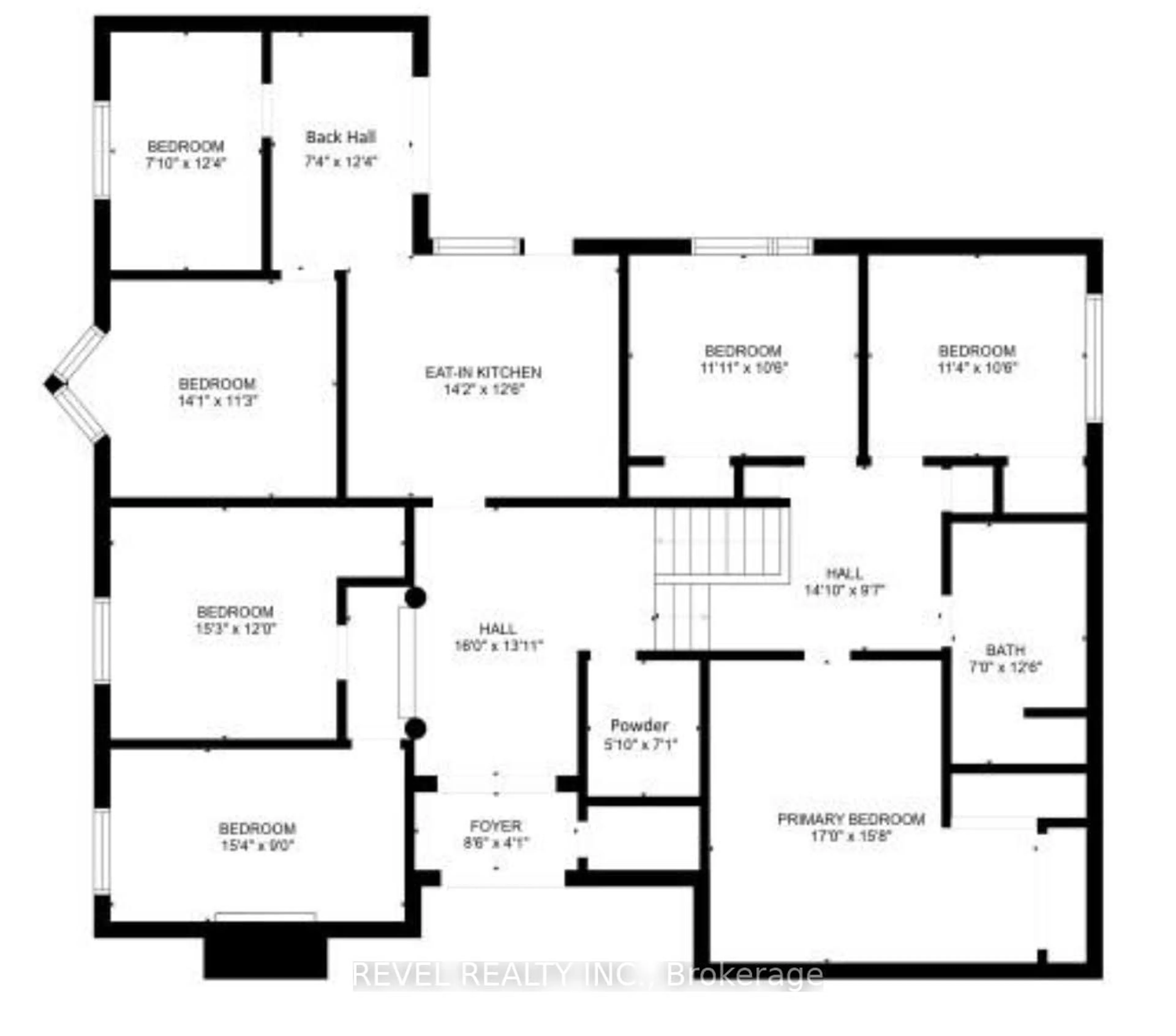 Floor plan for 22 West Park Ave, Hamilton Ontario L8S 3M3