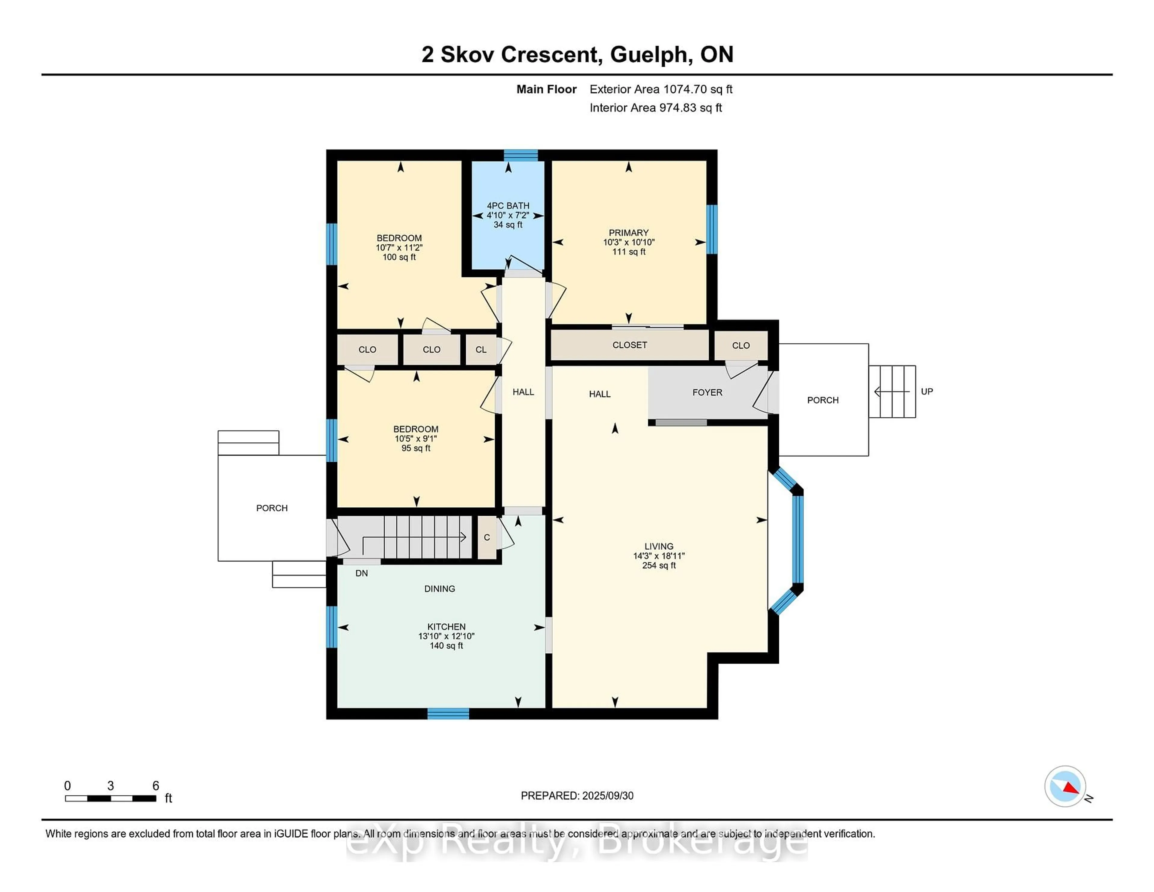 Floor plan for 2 Skov Cres, Guelph Ontario N1E 4B7