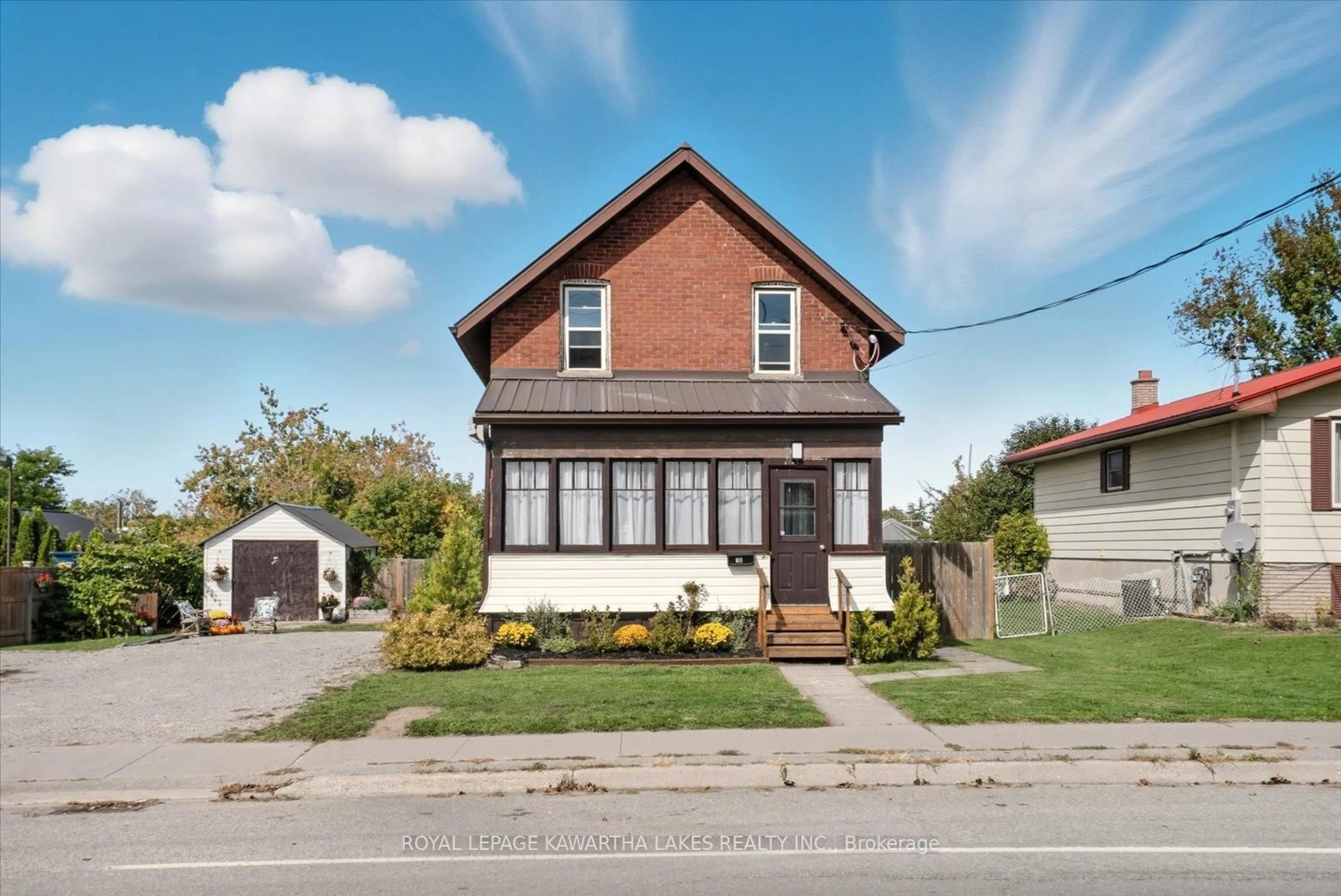 Home with brick exterior material, street for 18 Mary St, Kawartha Lakes Ontario K9V 2N4