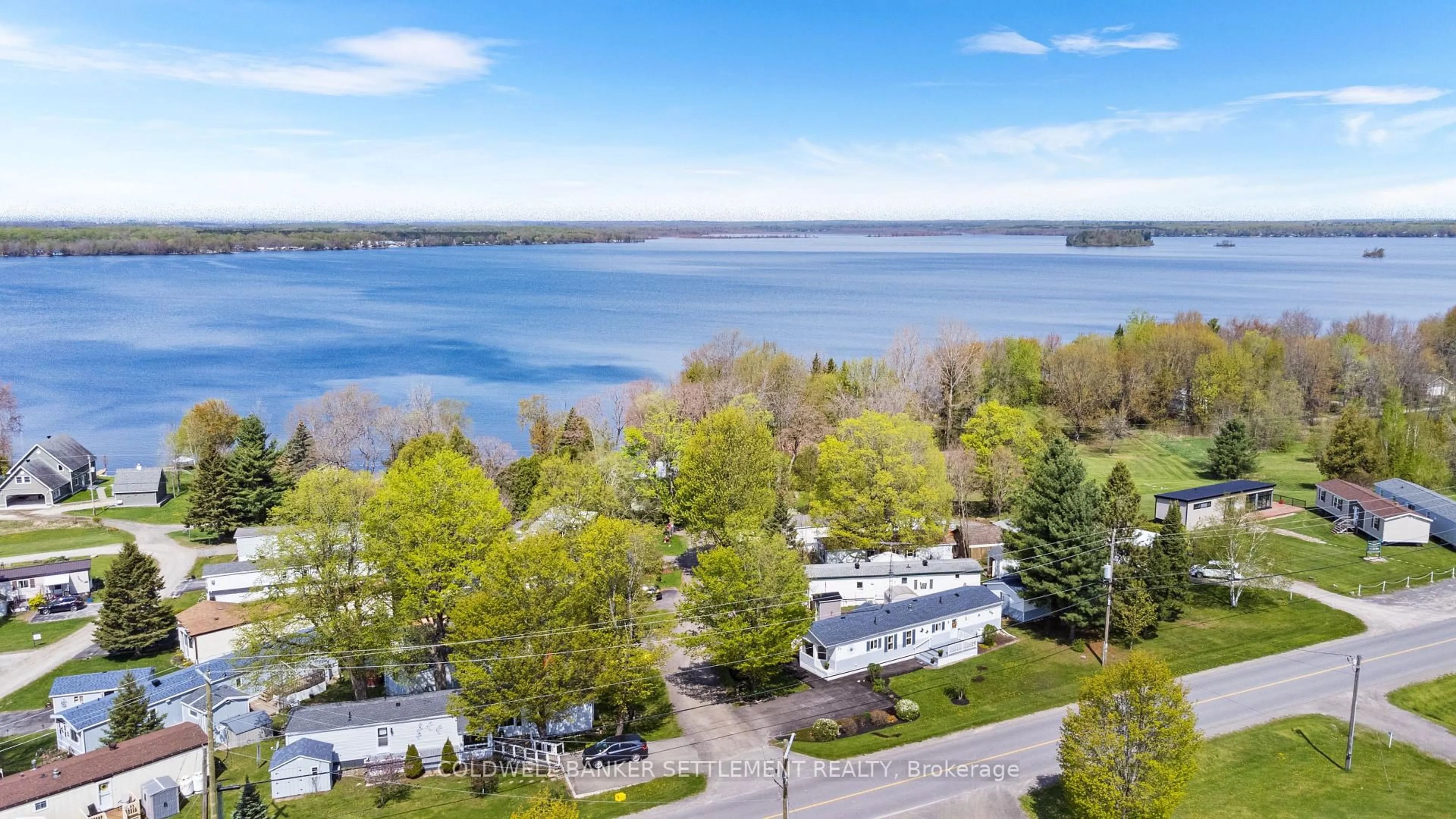 A pic from outside/outdoor area/front of a property/back of a property/a pic from drone, water/lake/river/ocean view for 304 Acacia Rd, Perth Ontario K7H 3C7