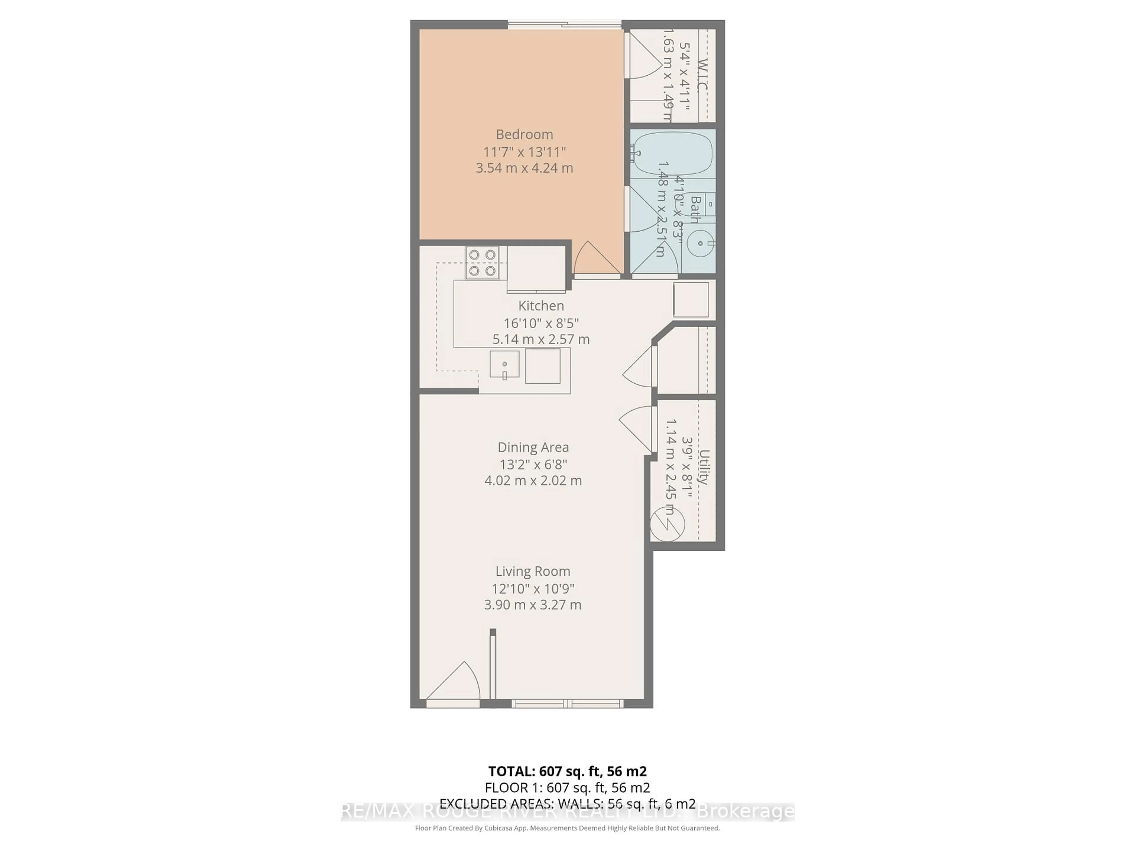 Floor plan for 182 D'arcy St #C-103, Cobourg Ontario K9A 5H9
