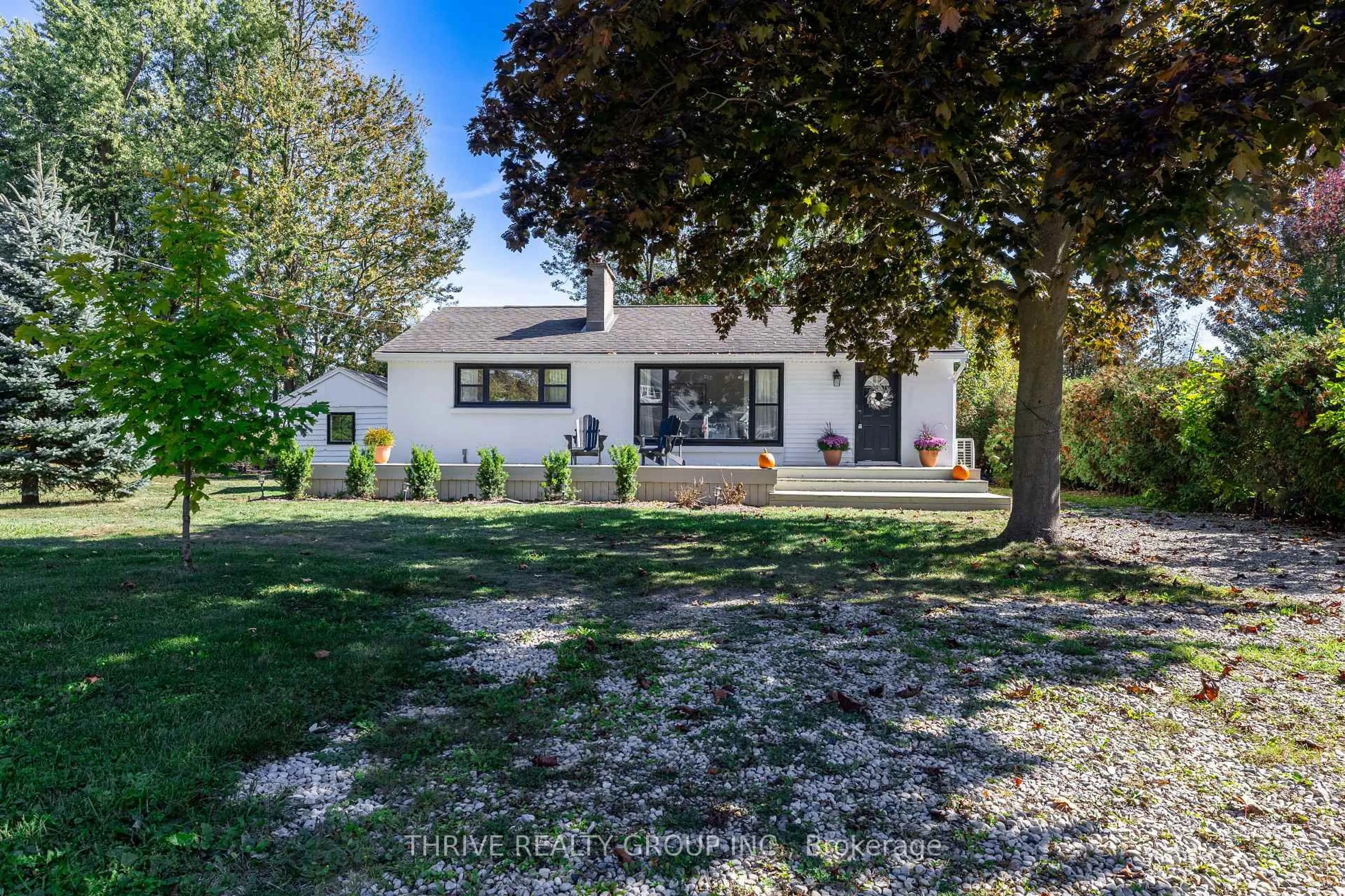 A pic from outside/outdoor area/front of a property/back of a property/a pic from drone, street for 71658 Old Cedar Bank Lane, Bluewater Ontario N0M 1N0